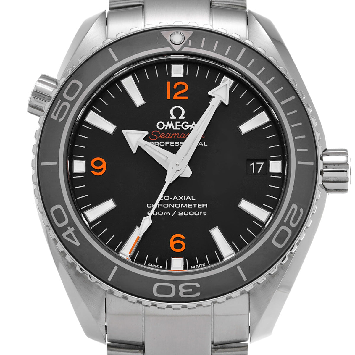 Seamaster Planet Ocean 600 Co-Axial 232.30.42.21.01.003 Black OMEGA Men's [Pre-Owned].