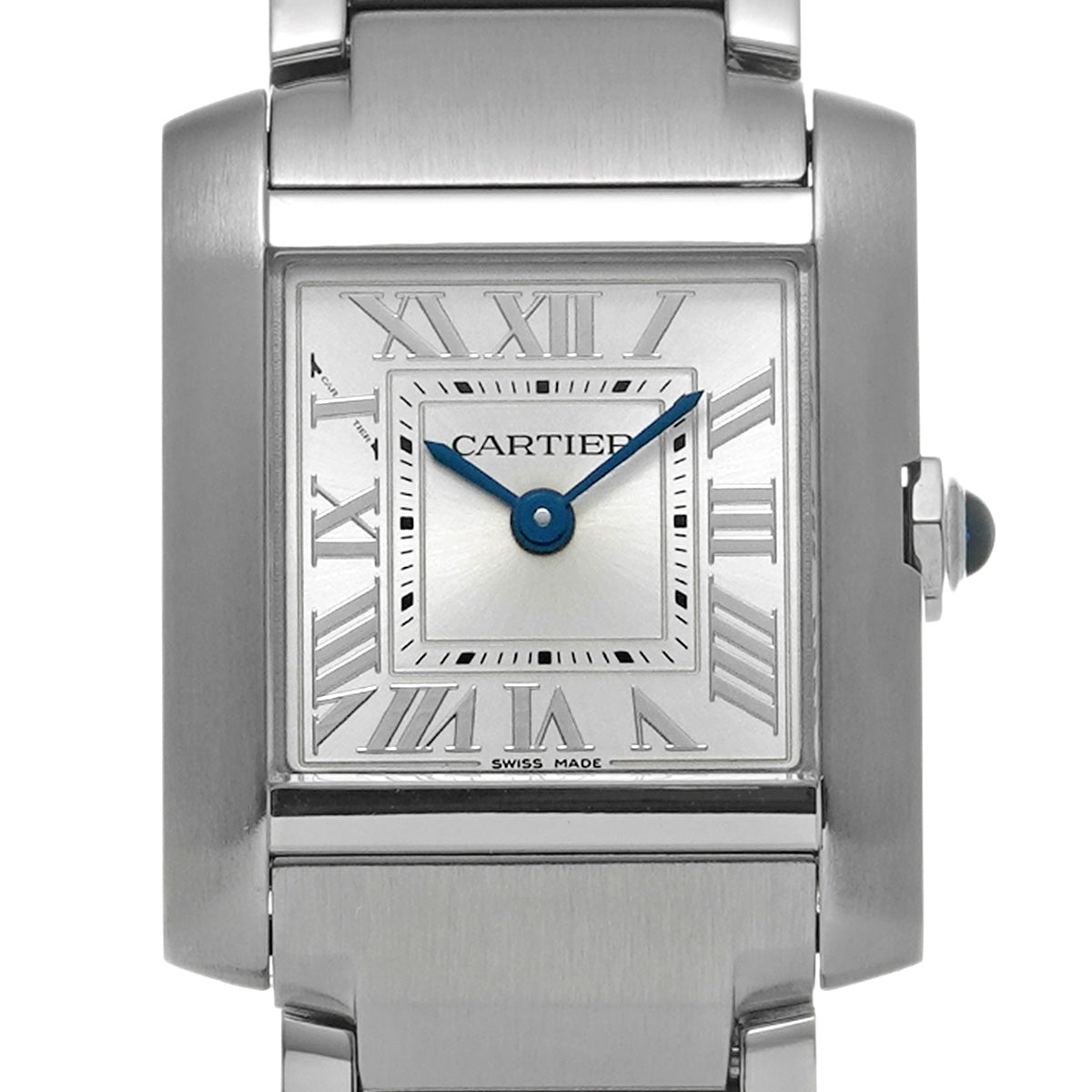 Tank Francaise SM WSTA0065 Silver CARTIER Ladies [Pre-owned]