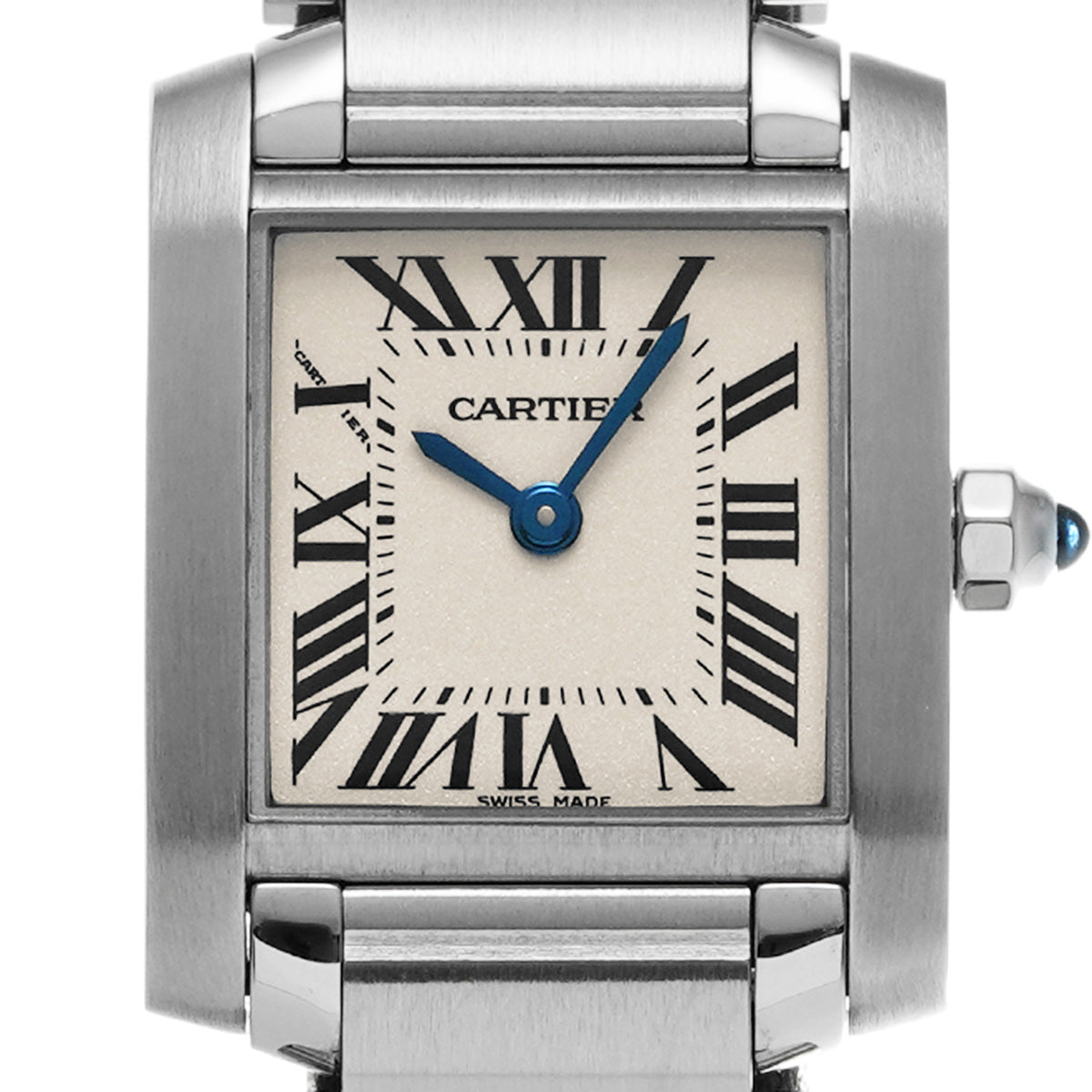Tank Francaise SM W51008Q3 Silver CARTIER Ladies [Pre-owned]