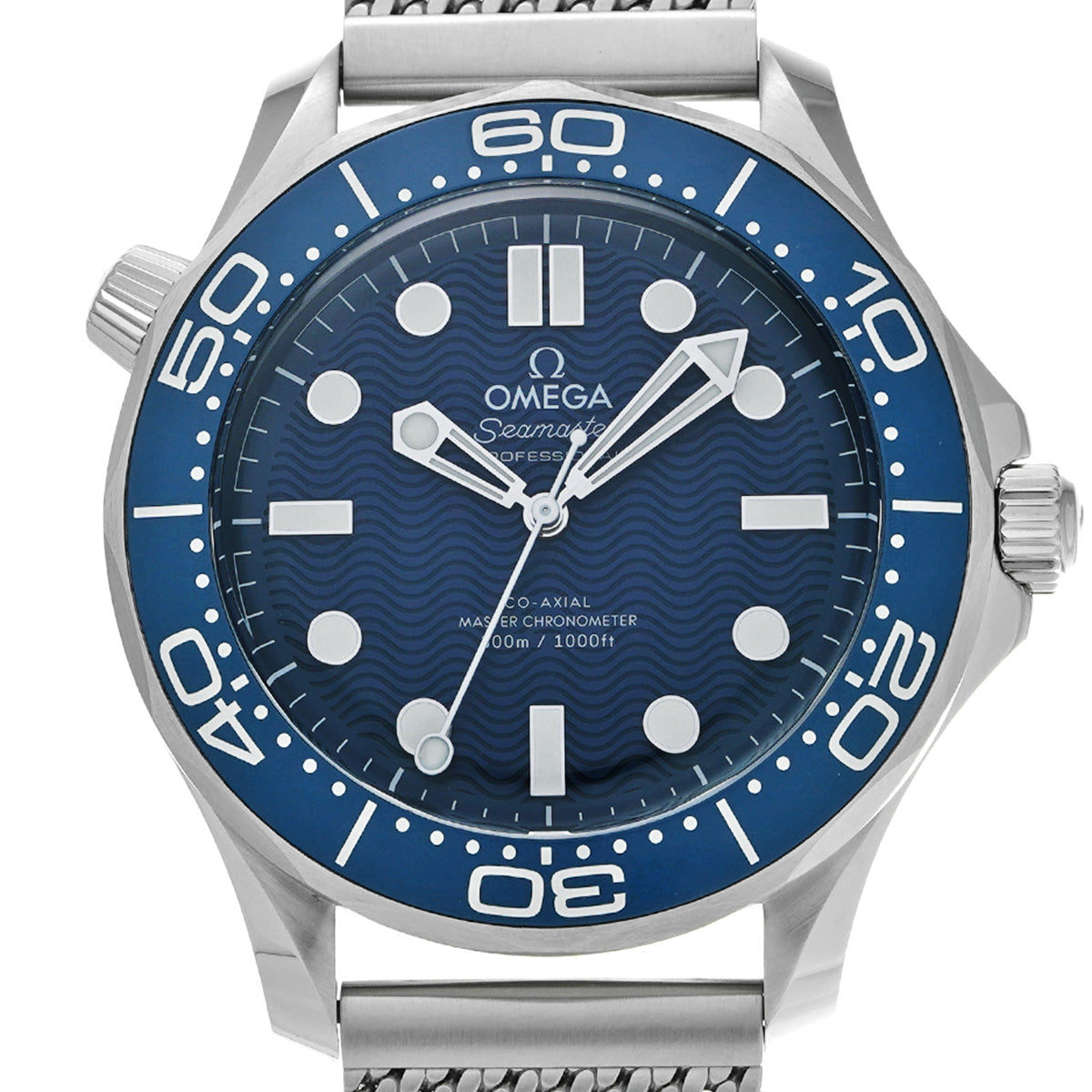 Seamaster Diver 300 Co-Axial Master Chronometer James Bond 60th 210.30.42.20.03.002 Blue OMEGA Mens [Pre-Owned].