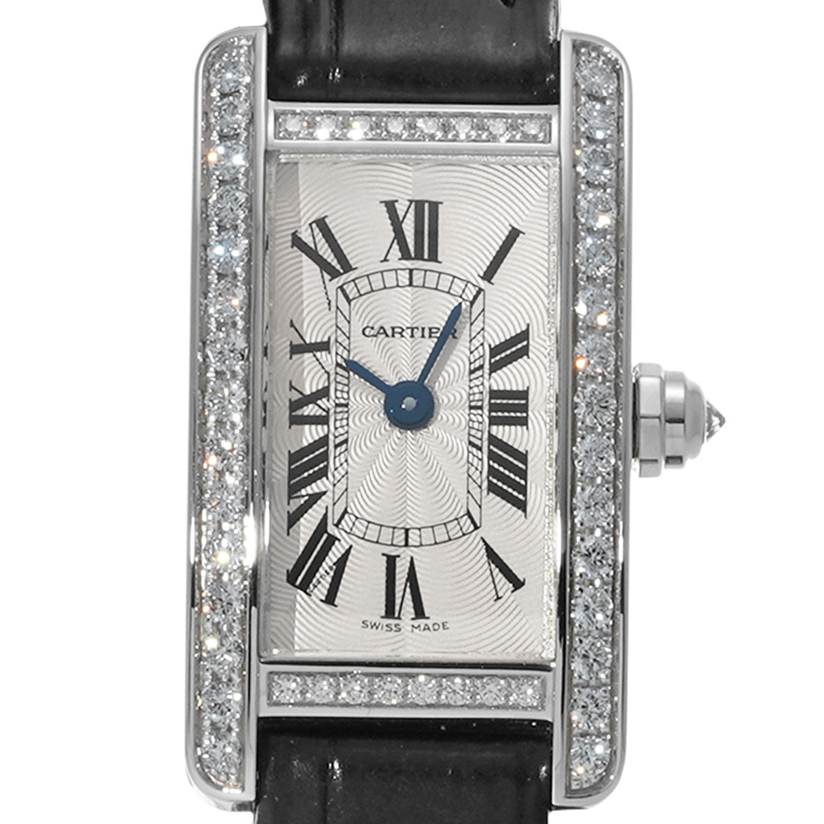Tank American Mini WB710015 Silver CARTIER Ladies [Pre-Owned].