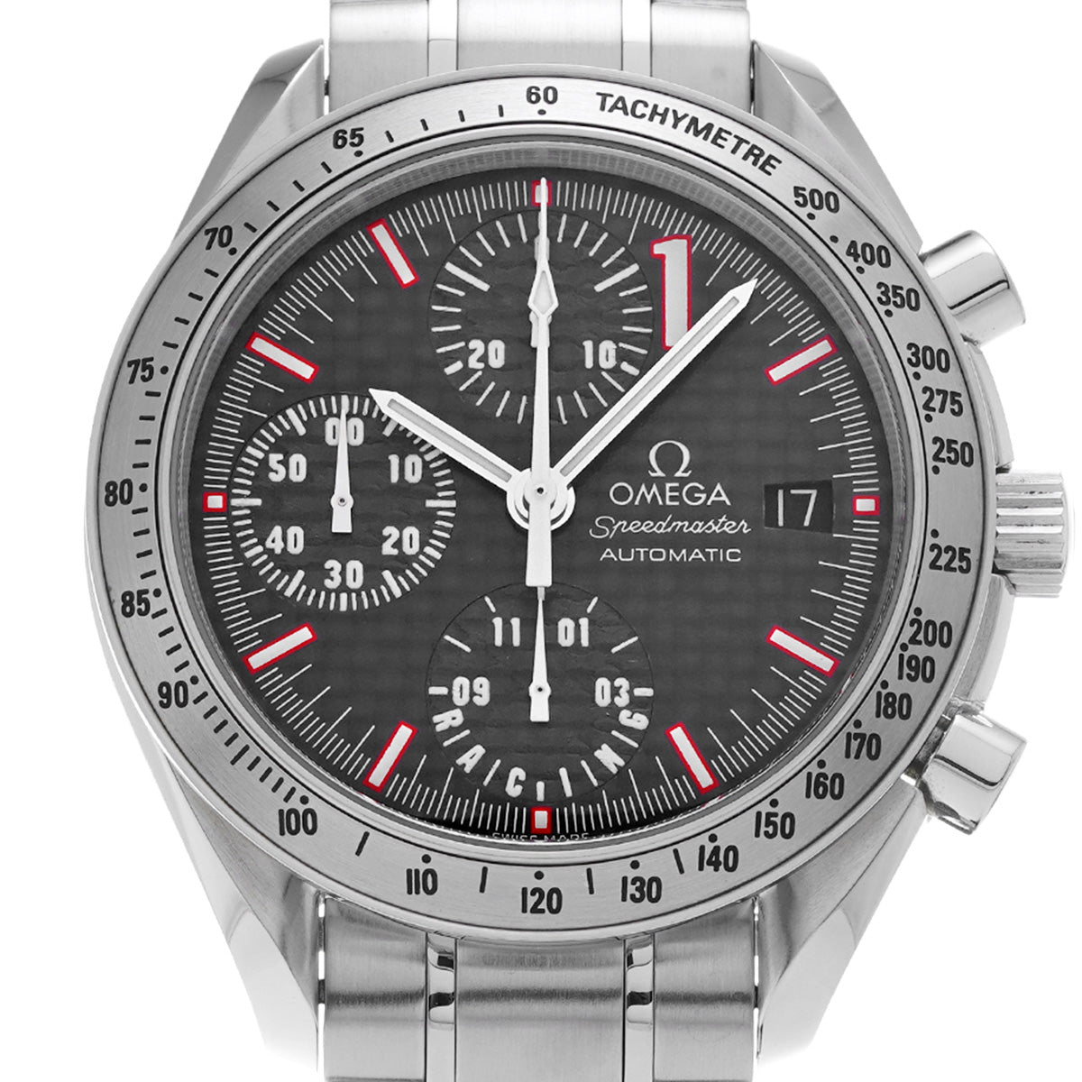 Speedmaster Racing Michael Schumacher 2001 3519.50 Black OMEGA Men's [Pre-Owned].