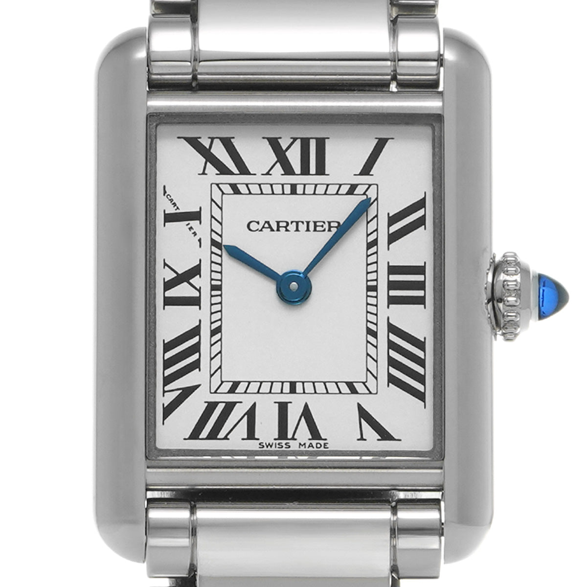 Tank Must SM WSTA0051 Silver CARTIER Ladies [Pre-owned]