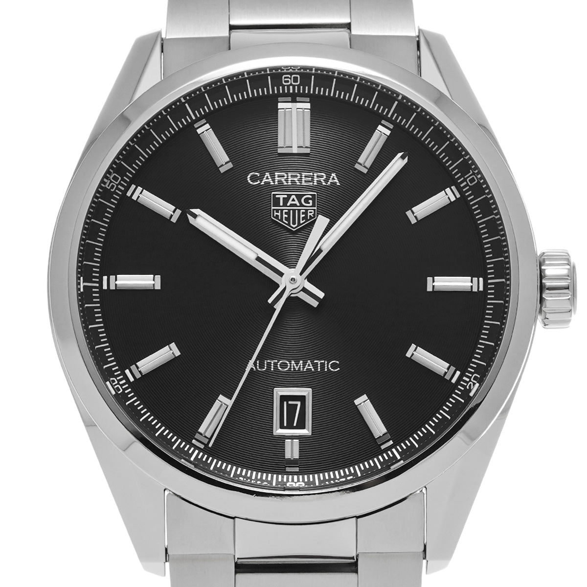 CARRERA Calibre 5 WBN2110.BA0639 Black TAG HEUER Men's [Pre-Owned].