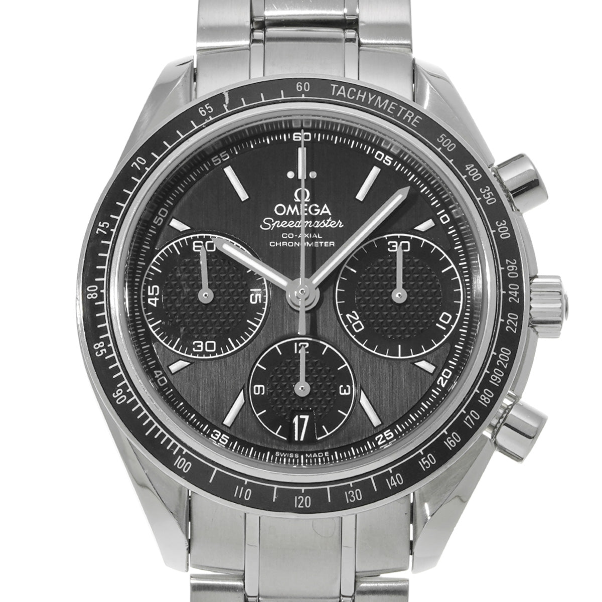 Speedmaster Racing Co-Axial 326.30.40.50.01.001 Black OMEGA Men's [pre-owned].