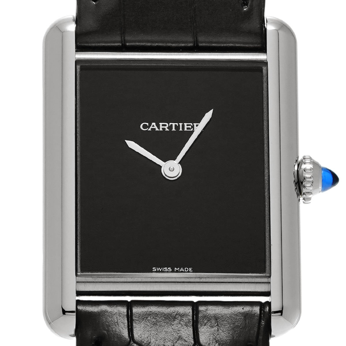 WSTA0072 Tank Must de Cartier LM Black Lacquer CARTIER Men's [Pre-Owned].