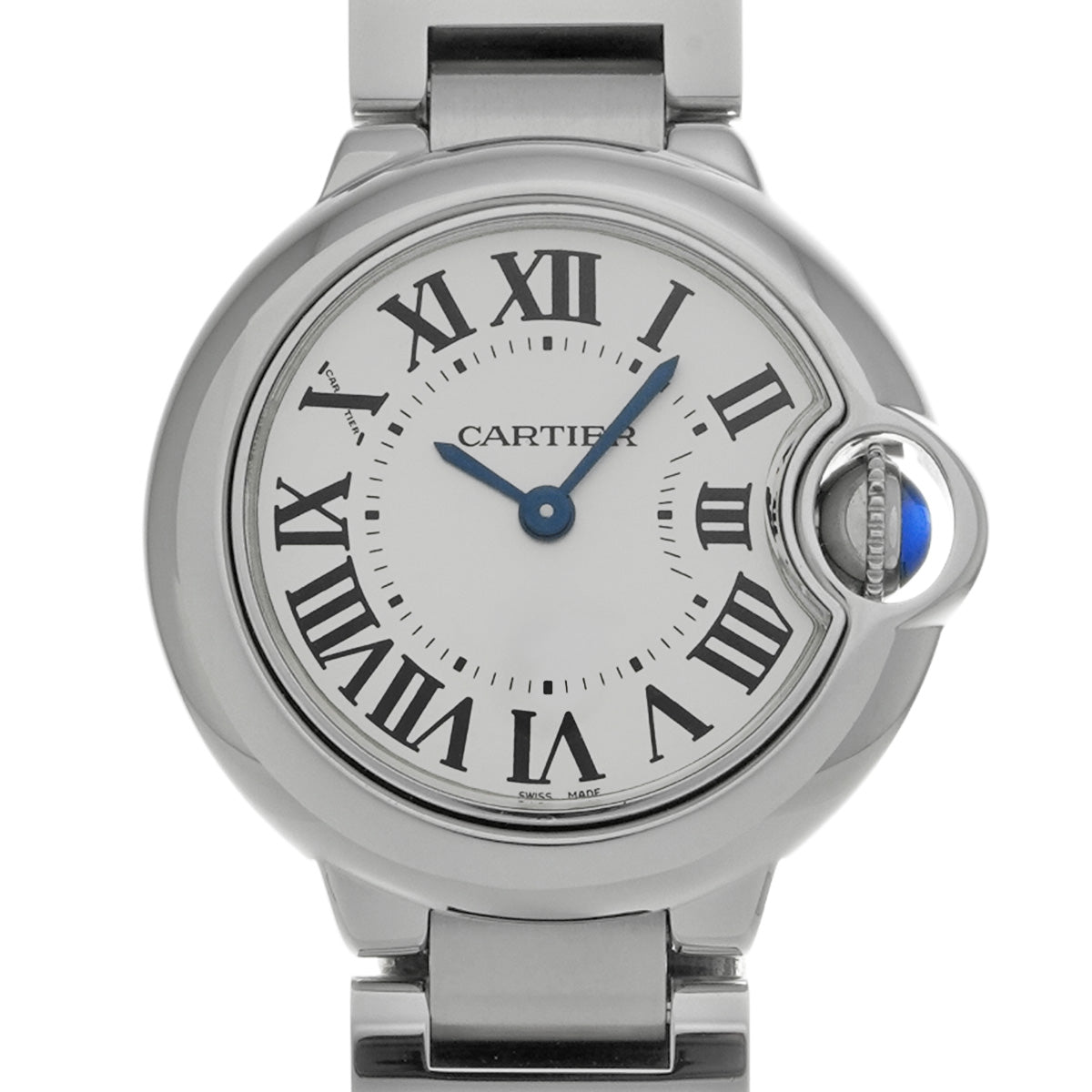 Ballon Bleu de Cartier 28mm W69010Z4 Silver CARTIER Ladies [Pre-owned]