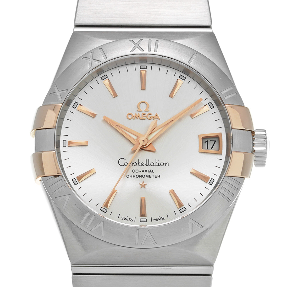 Constellation Co-Axial 123.20.38.21.02.004 Silver OMEGA Men's [Pre-Owned].