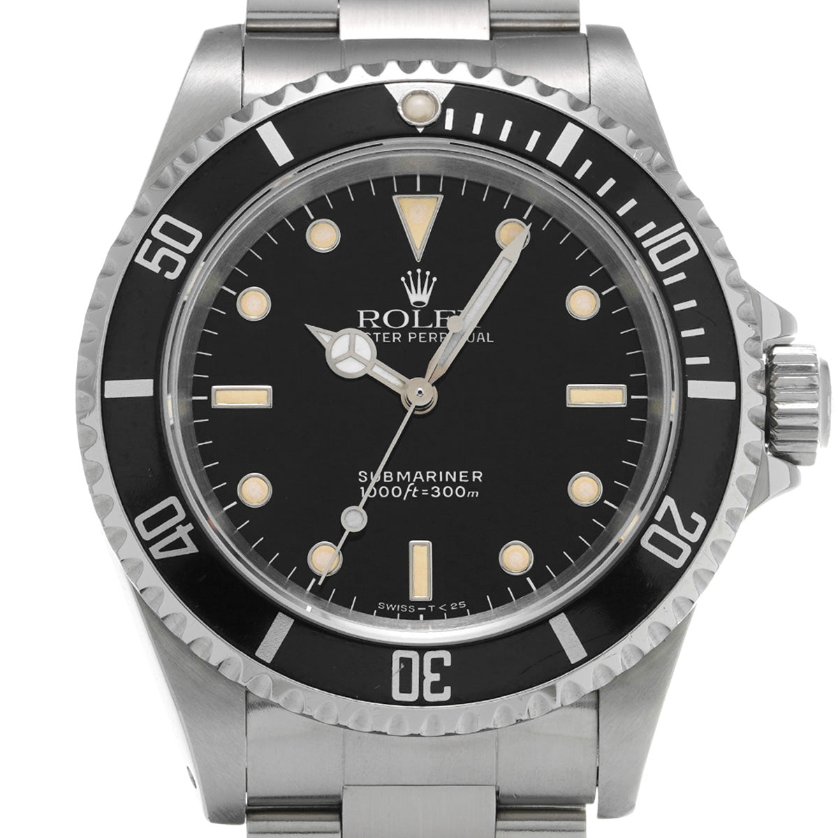 Submariner 14060 E (manufactured circa 1991) Black ROLEX Men's [Pre-Owned].