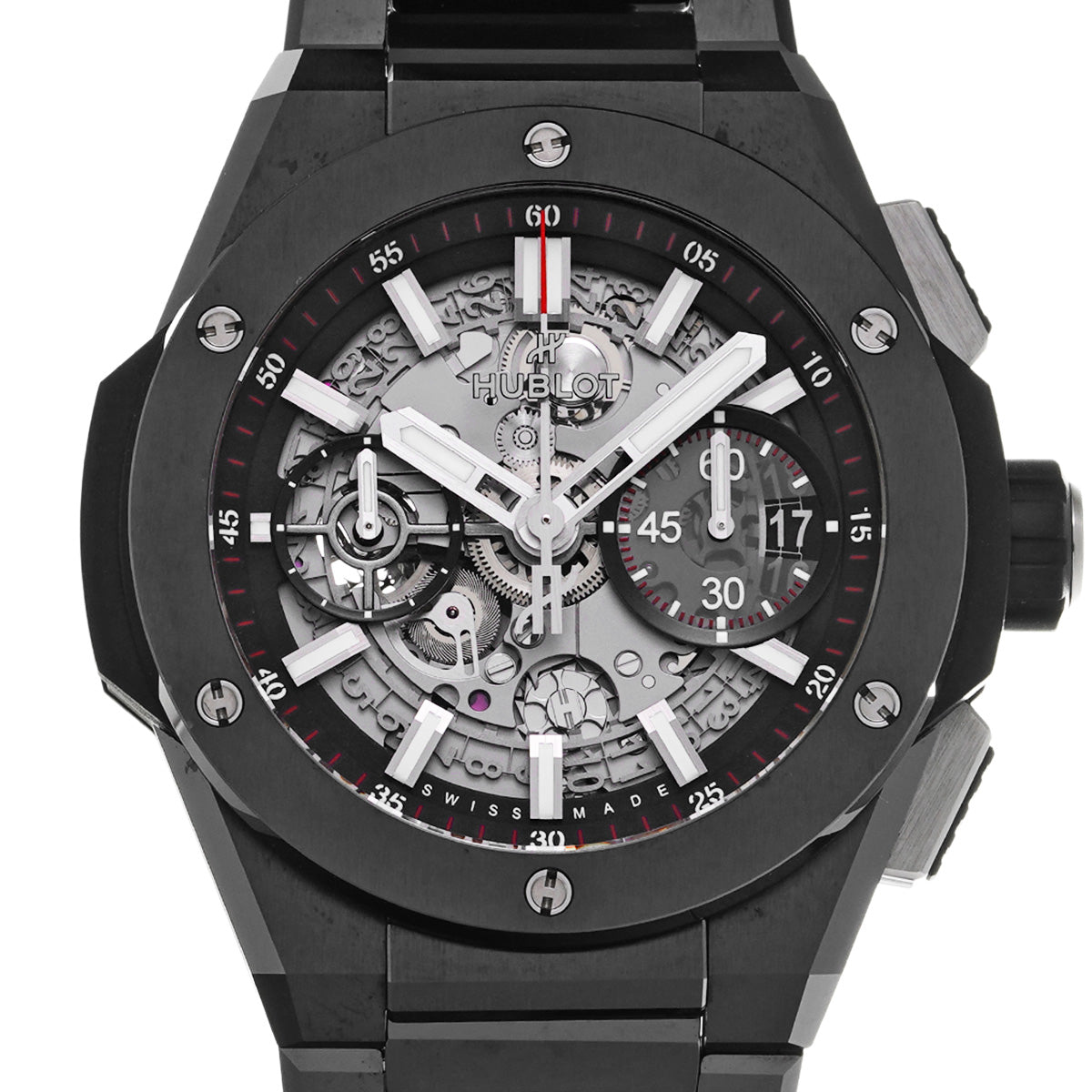 Big Bang Integrated Black Magic 451.CX.1170.CX Black Skeleton HUBLOT Men's [Pre-Owned].