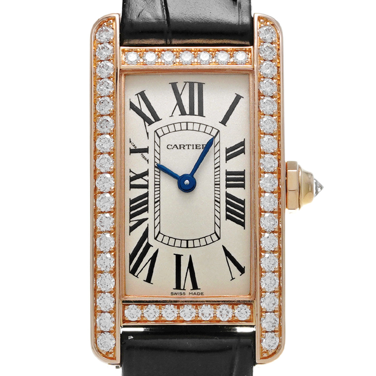 Tank American SM WB707931 Ivory CARTIER Ladies [Pre-owned]