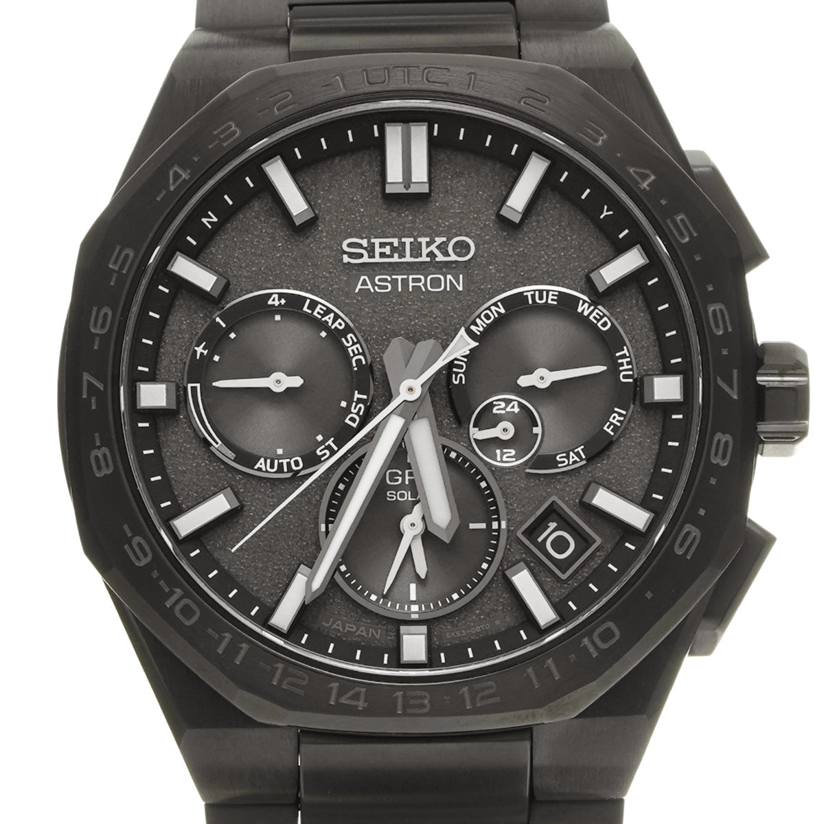 Astron Biohazard Death Island SBXC129 Black SEIKO Men's [Pre-owned].