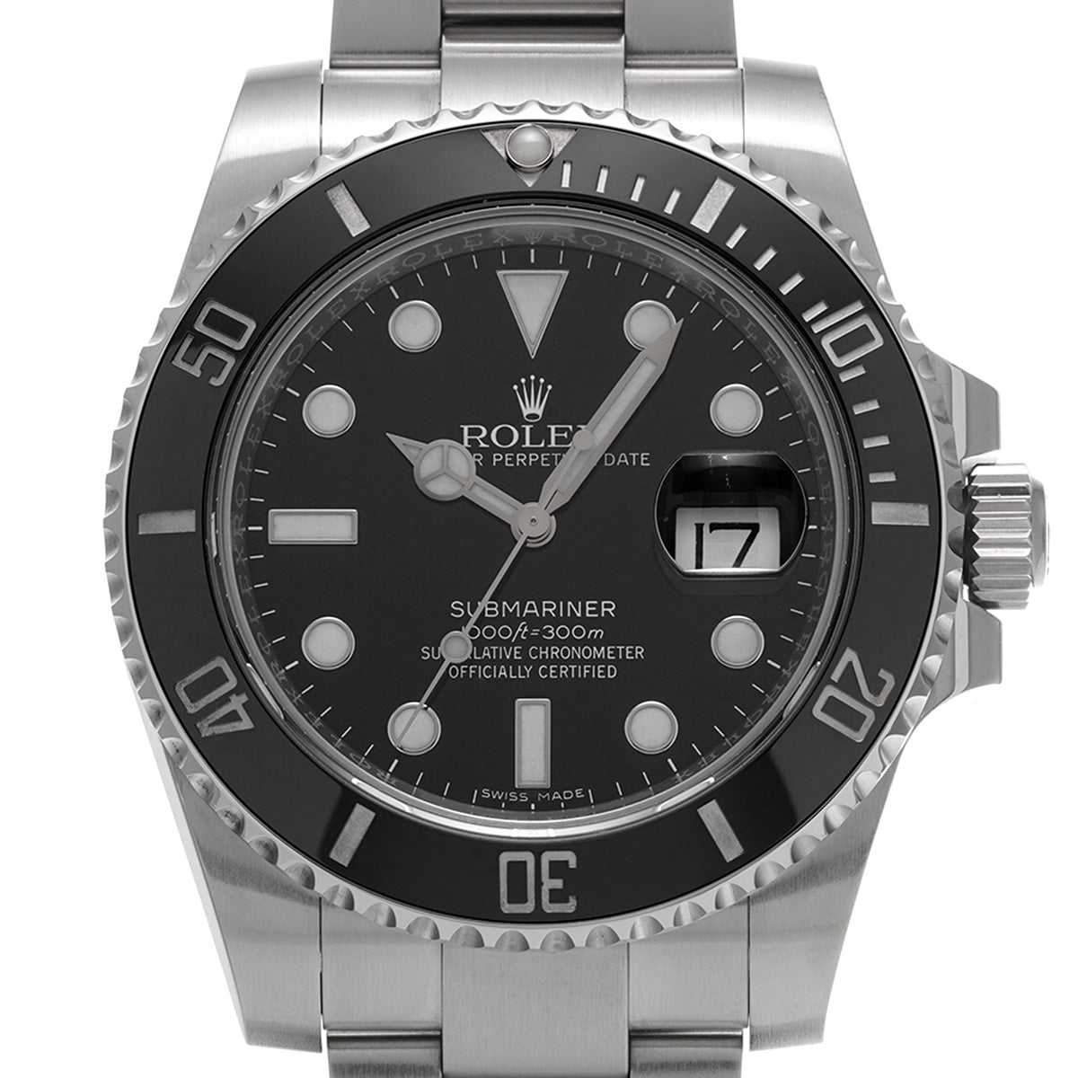 Submariner Date 116610LN Random Serial Black ROLEX Men's [Pre-Owned].