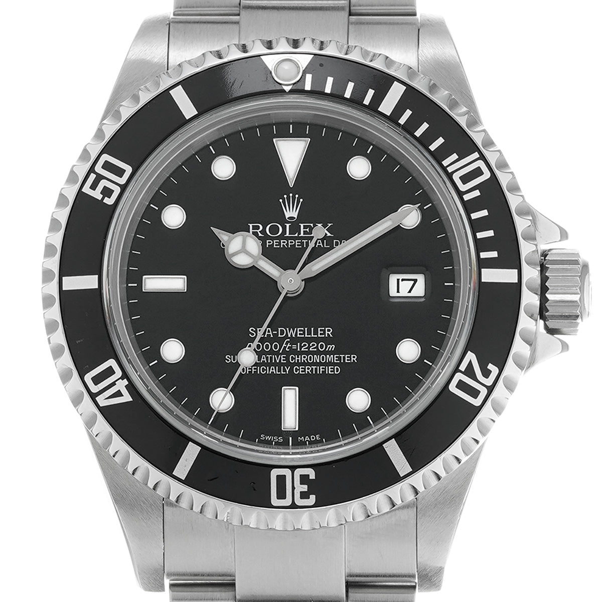 Sea-Dweller 16600 V (made around 2009) Black ROLEX Men's [Pre-Owned].