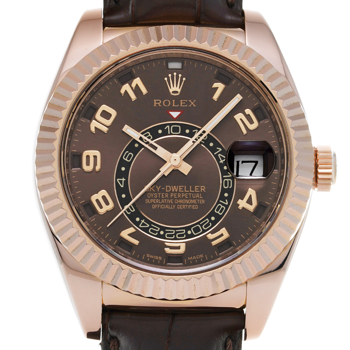 Sky-Dweller 326135 Random Serial Chocolate Brown ROLEX Men's [Pre-Owned].