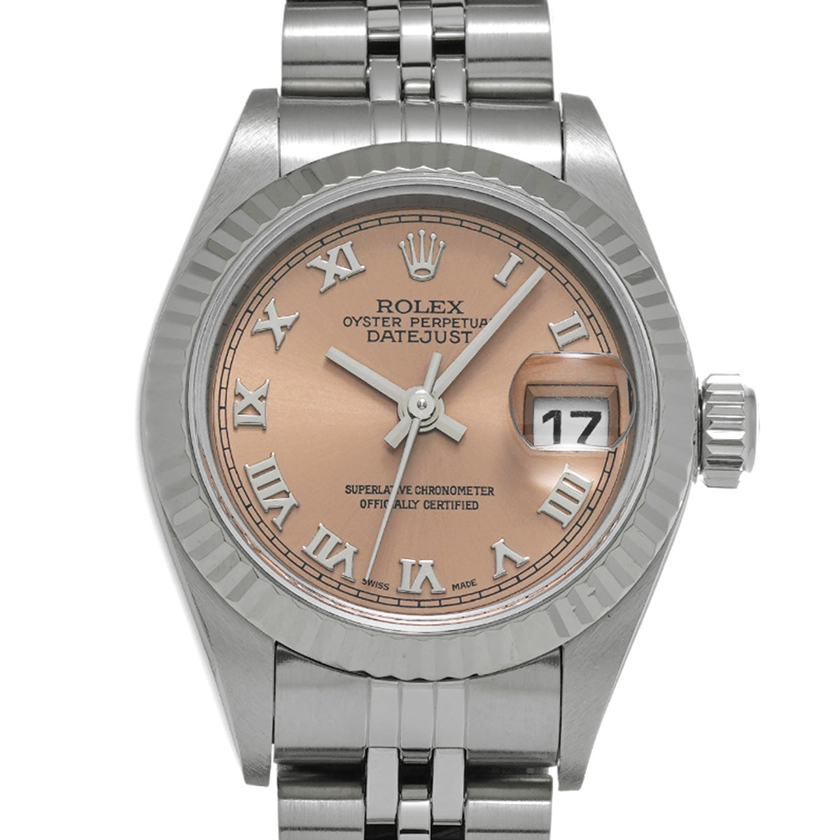 DATE JUST 79174 P (manufactured circa 2000) Pink ROLEX Ladies [Pre-Owned].