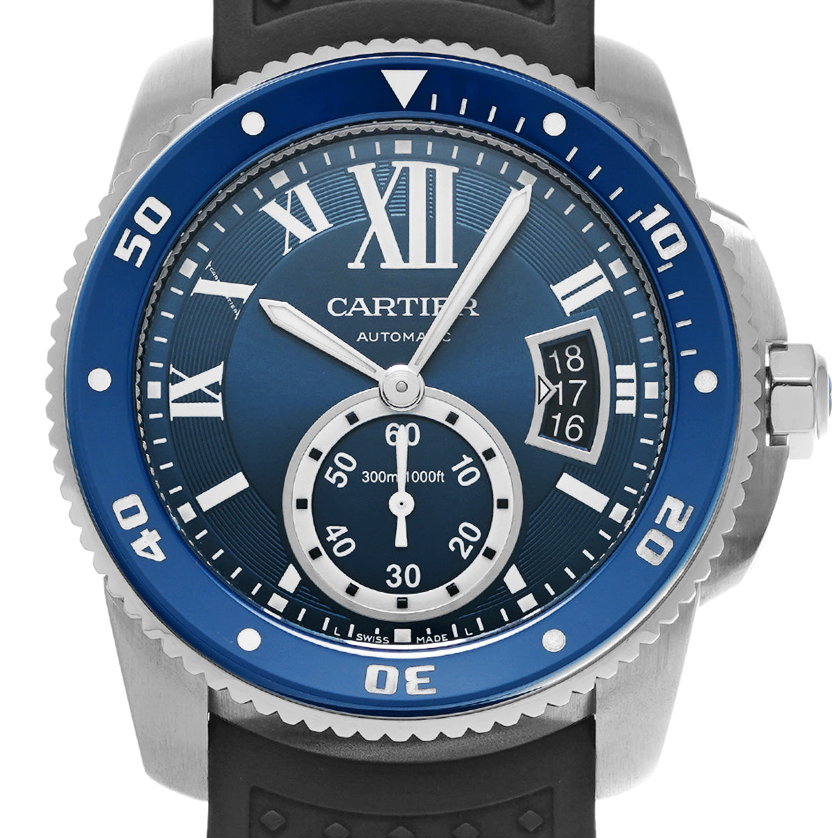 Calibre de Cartier Diver WSCA0010 Blue CARTIER Men's [Pre-owned].