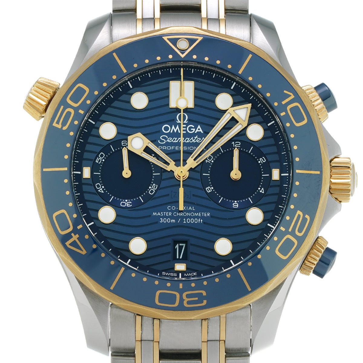 Seamaster Diver 300 Co-Axial Master Chronometer Chronograph 210.20.44.51.03.001 Blue OMEGA Mens [Pre-Owned]