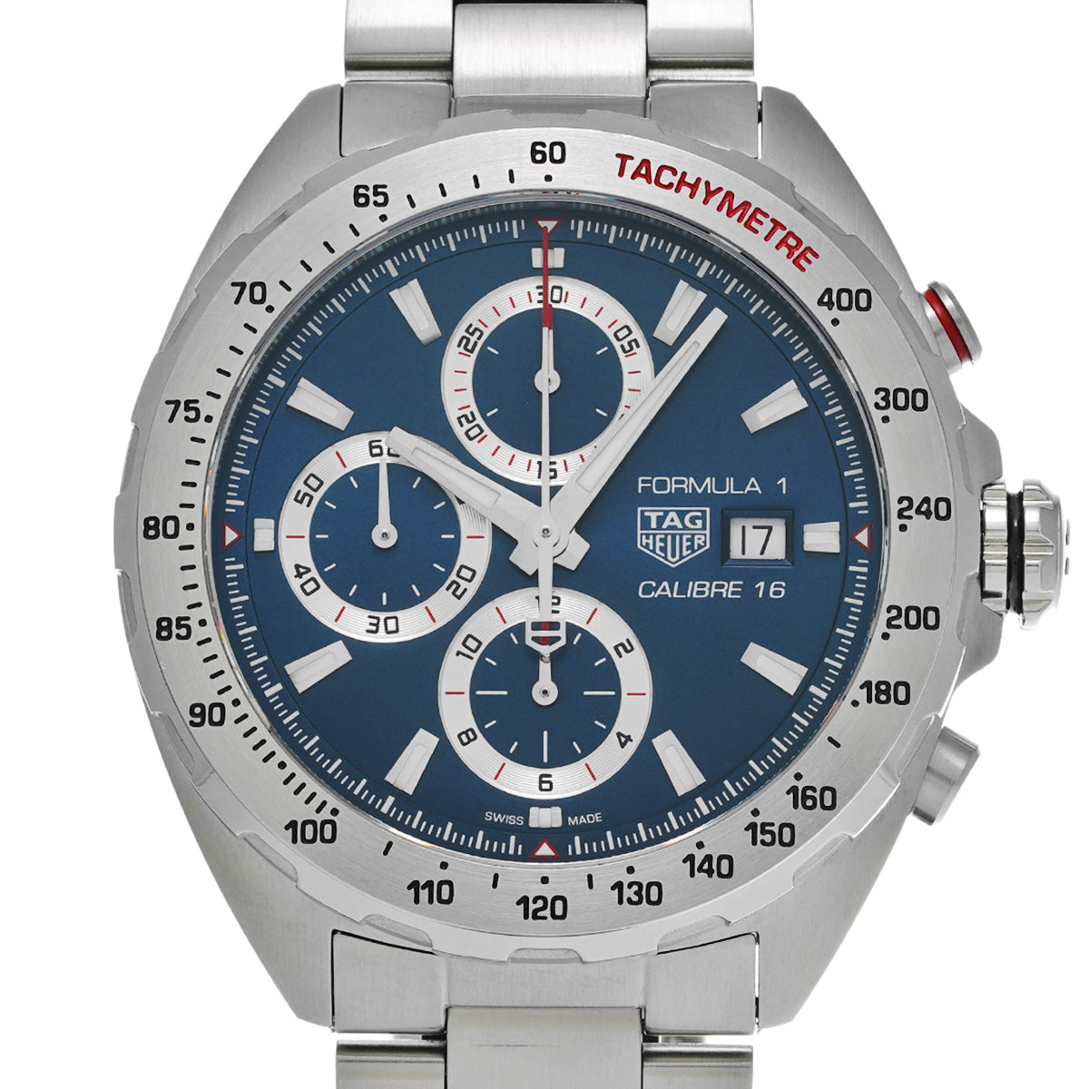 Formula 1 Calibre 16 Chronograph CAZ2015.BA0876 Blue TAG HEUER Men's [Pre-Owned]