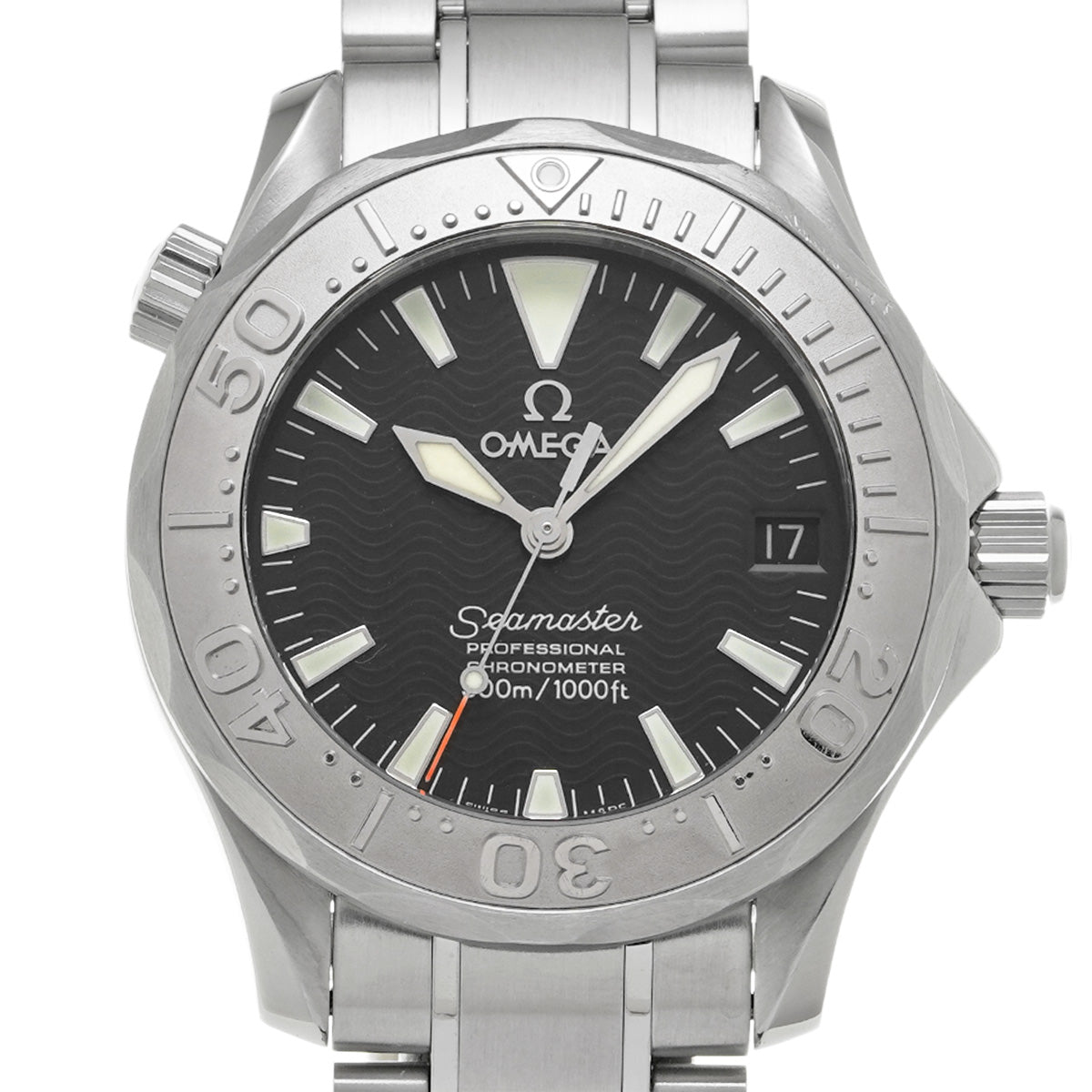 Seamaster 300 Mid Size 2236.50 Black OMEGA Unisex [Pre-owned].