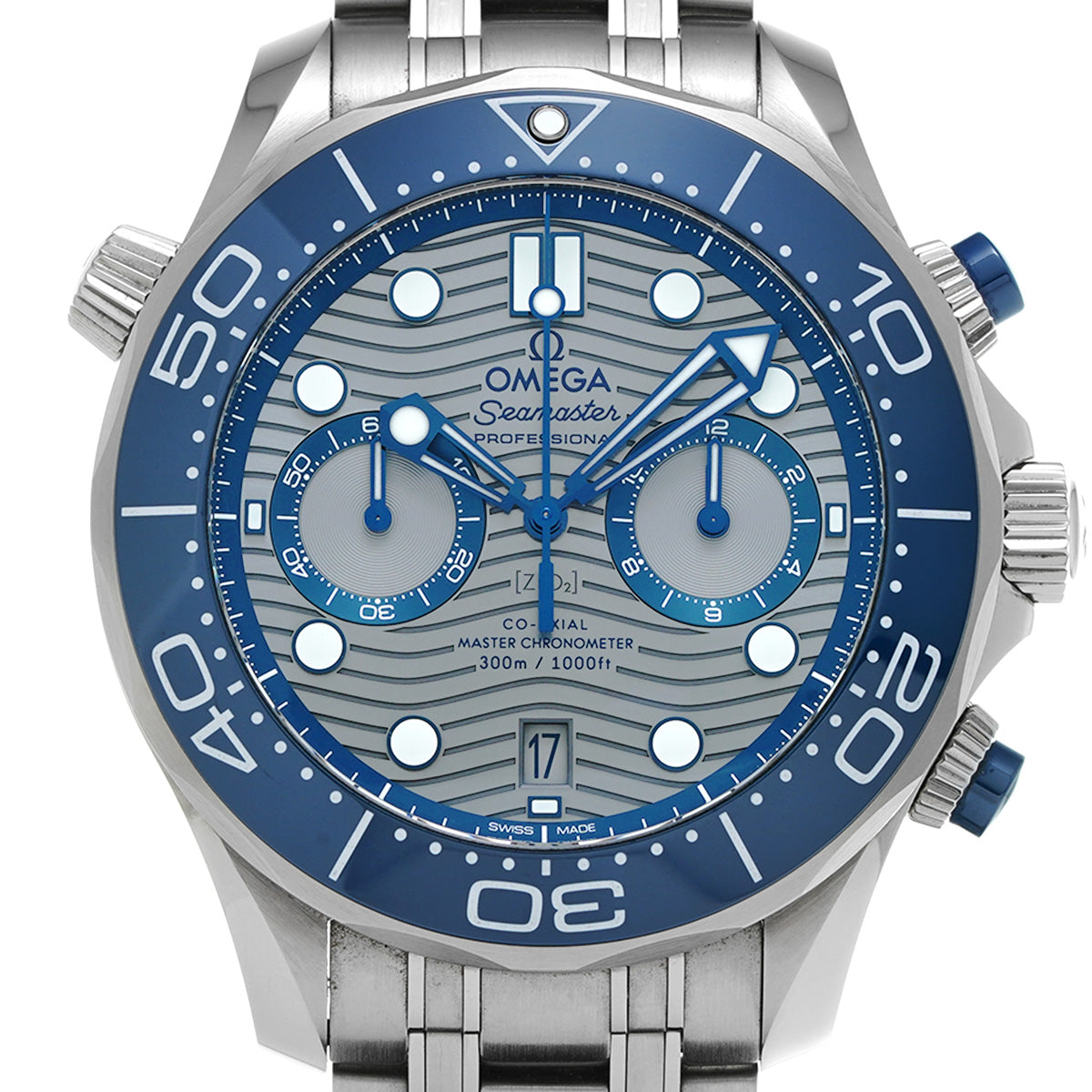 Seamaster Diver 300 Co-Axial Master Chronometer Chronograph 210.30.44.51.06.001 Gray OMEGA Mens [Pre-owned]