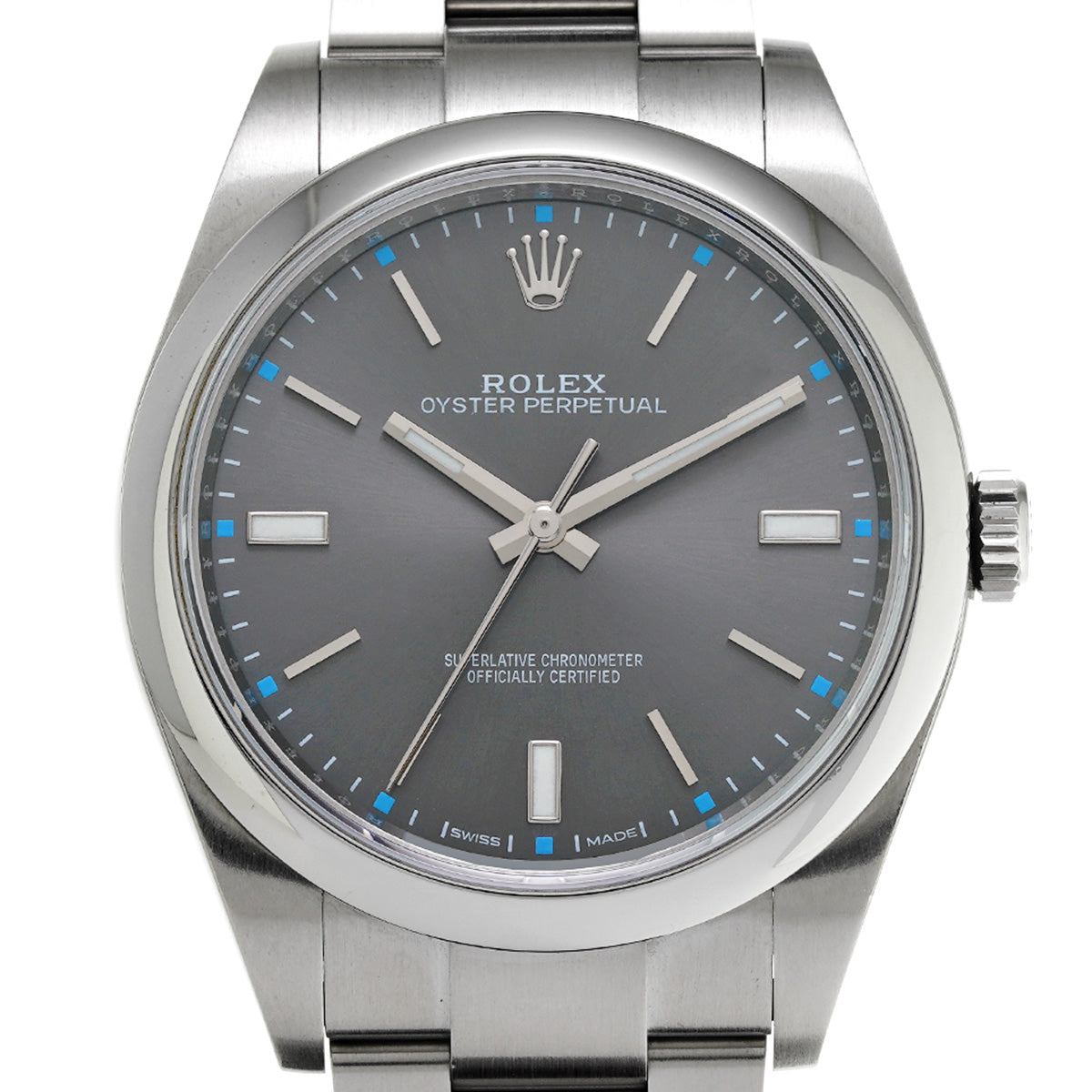 Oyster Perpetual 39 114300 Random Serial Dark Rhodium ROLEX Men's [Pre-Owned].