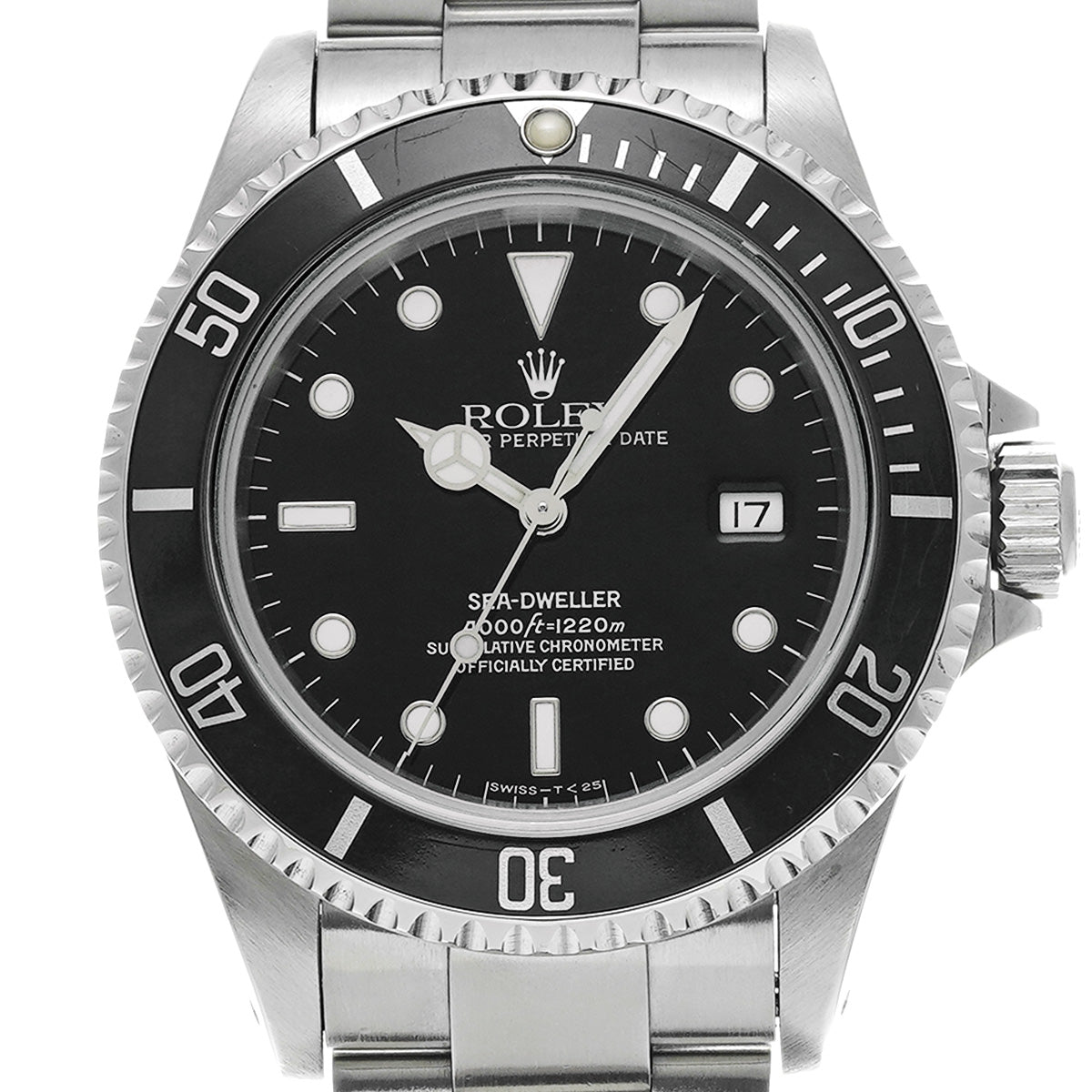 Sea-Dweller 16600 S (made around 1994) Black ROLEX Men's [Pre-Owned].