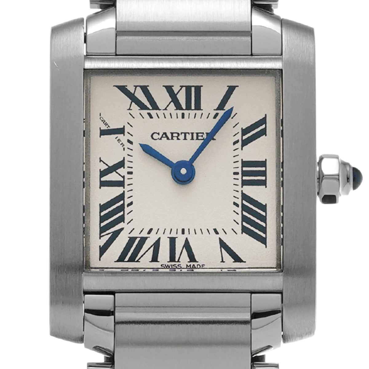 Tank Francaise SM W51008Q3 Silver CARTIER Ladies [Pre-owned]