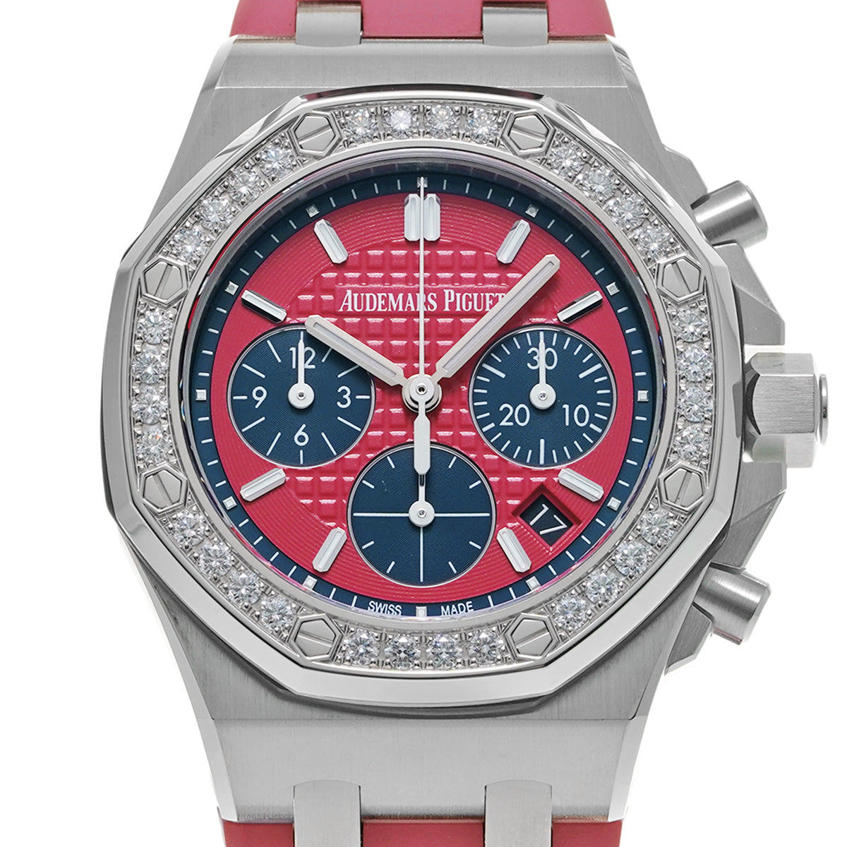 Royal Oak Chronograph 26231ST.ZZ.D069CA.01 Pink/Blue AUDEMARS PIGUET Ladies [Pre-Owned]