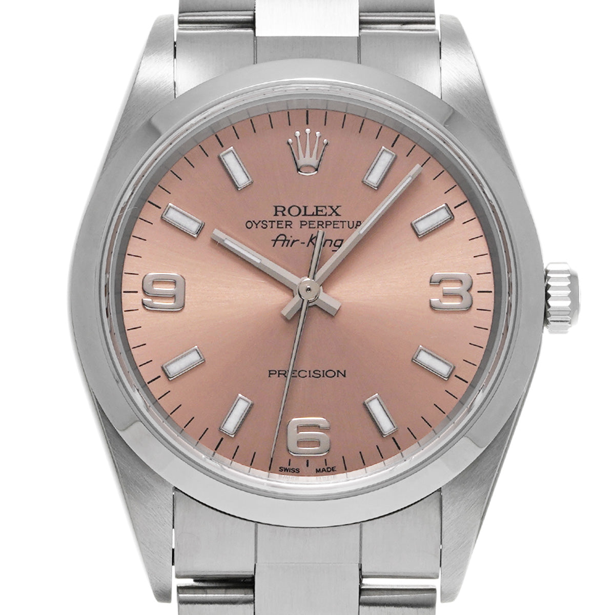 Air-King 14000M F No. (manufactured circa 2004) Pink ROLEX Men's [Pre-Owned].