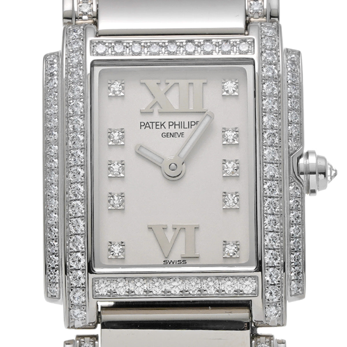 Twenty-4 4908/310G-011 Silver/diamond PATEK PHILIPPE Ladies [Pre-Owned].