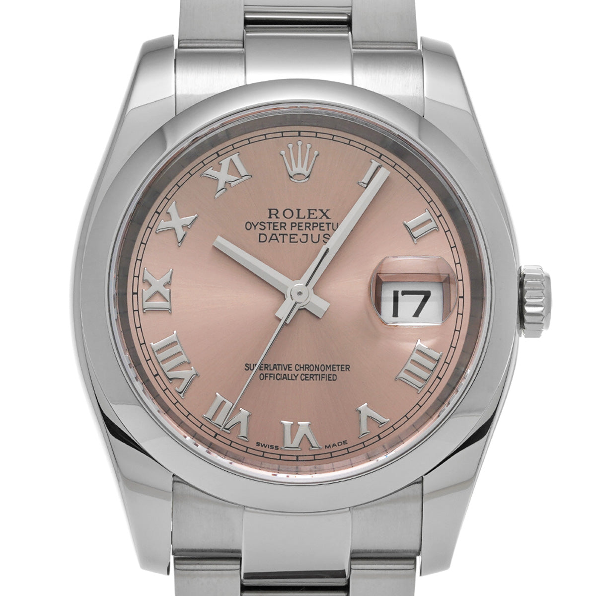 DATE JUST 116200 D (manufactured circa 2006) Pink ROLEX Men's [Pre-Owned].