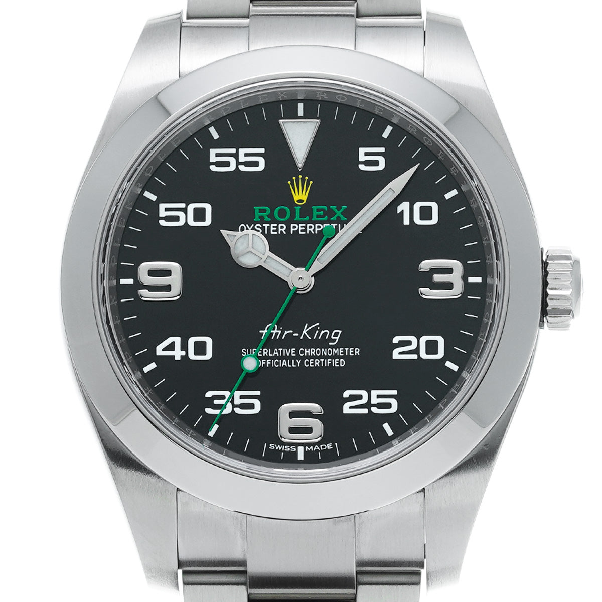 AIRKING 116900 Random Serial Black ROLEX Men's [Pre-owned].