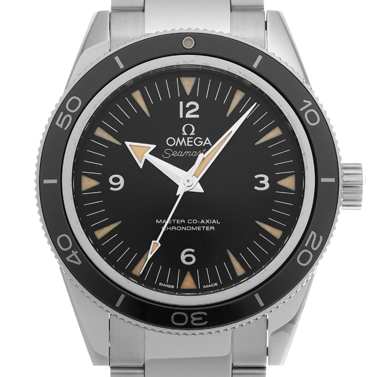 Seamaster 300 Master Co-Axial 233.30.41.21.01.001 Black OMEGA Men's [pre-owned].