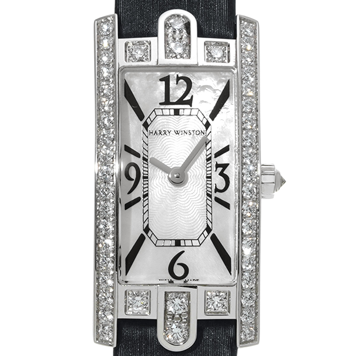 Avenue C Mini AVCQHM16WW024 Silver/Diamond HARRY WINSTON Ladies [Pre-Owned].