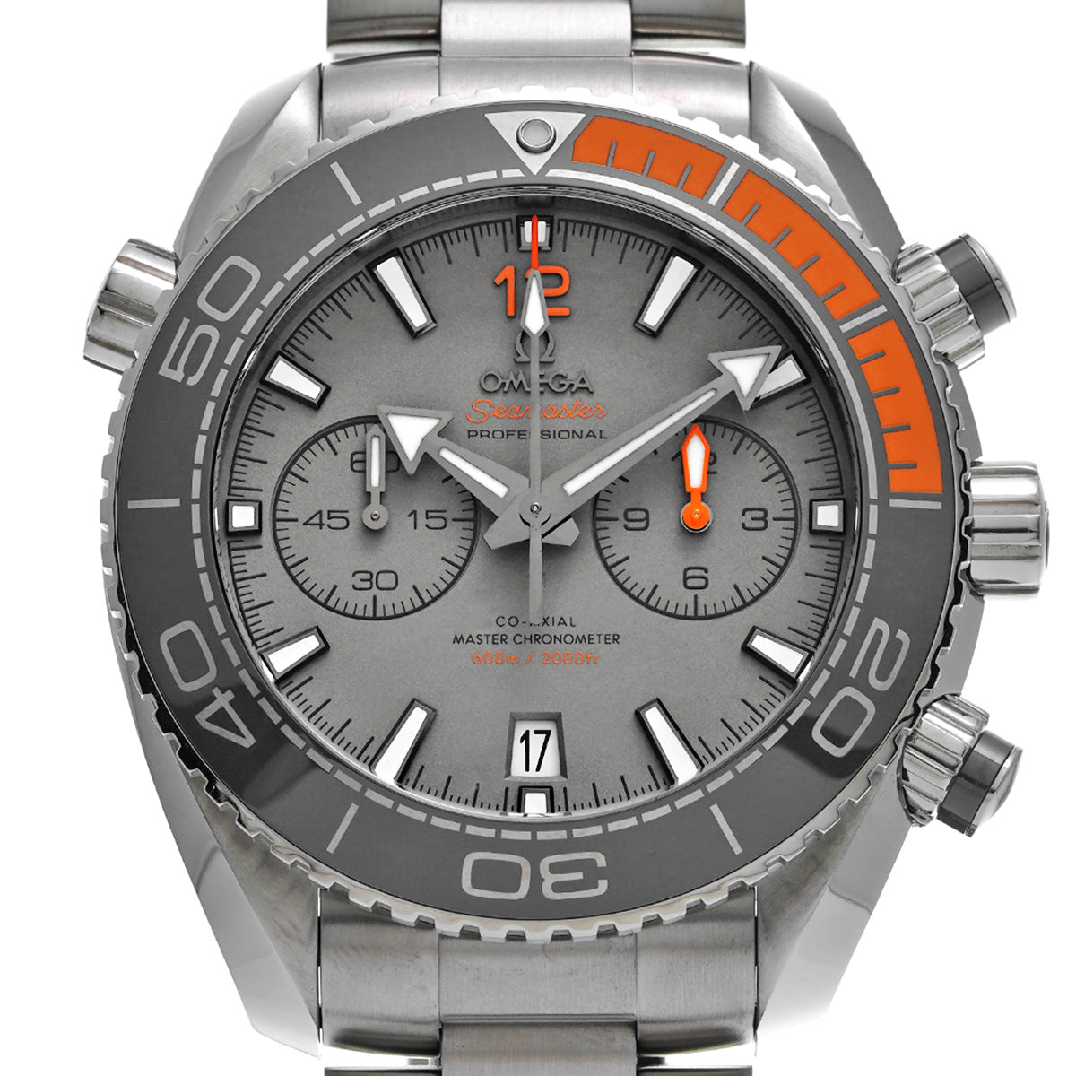 Seamaster Planet Ocean 600 Master Chronometer Chronograph 215.90.46.51.99.001 Gray OMEGA Men's [Pre-owned]