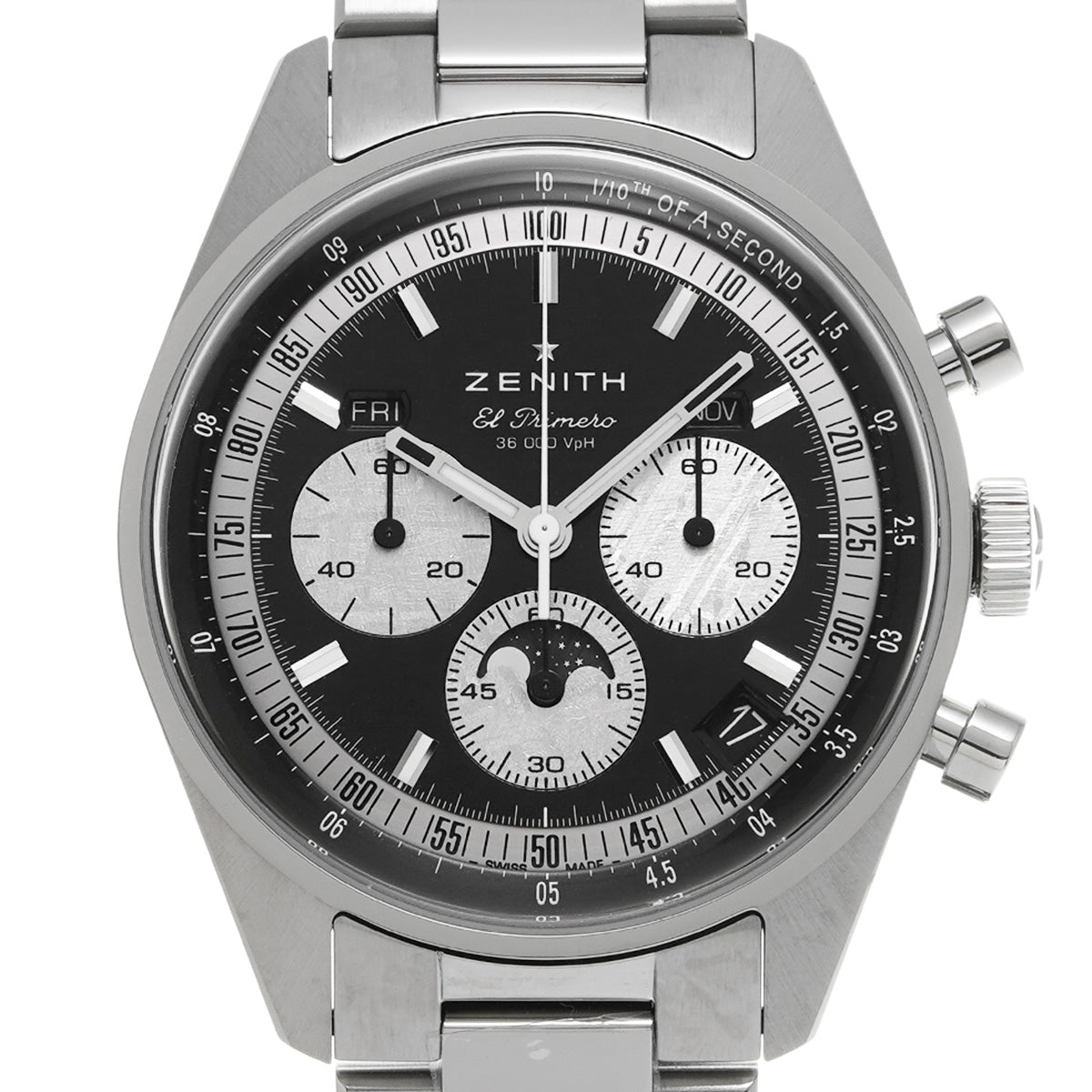 Chronomaster Original Triple Calendar Hodinkee 03.3401.3610/21.M3200 Black/Meteorite ZENITH Men's [pre-owned]