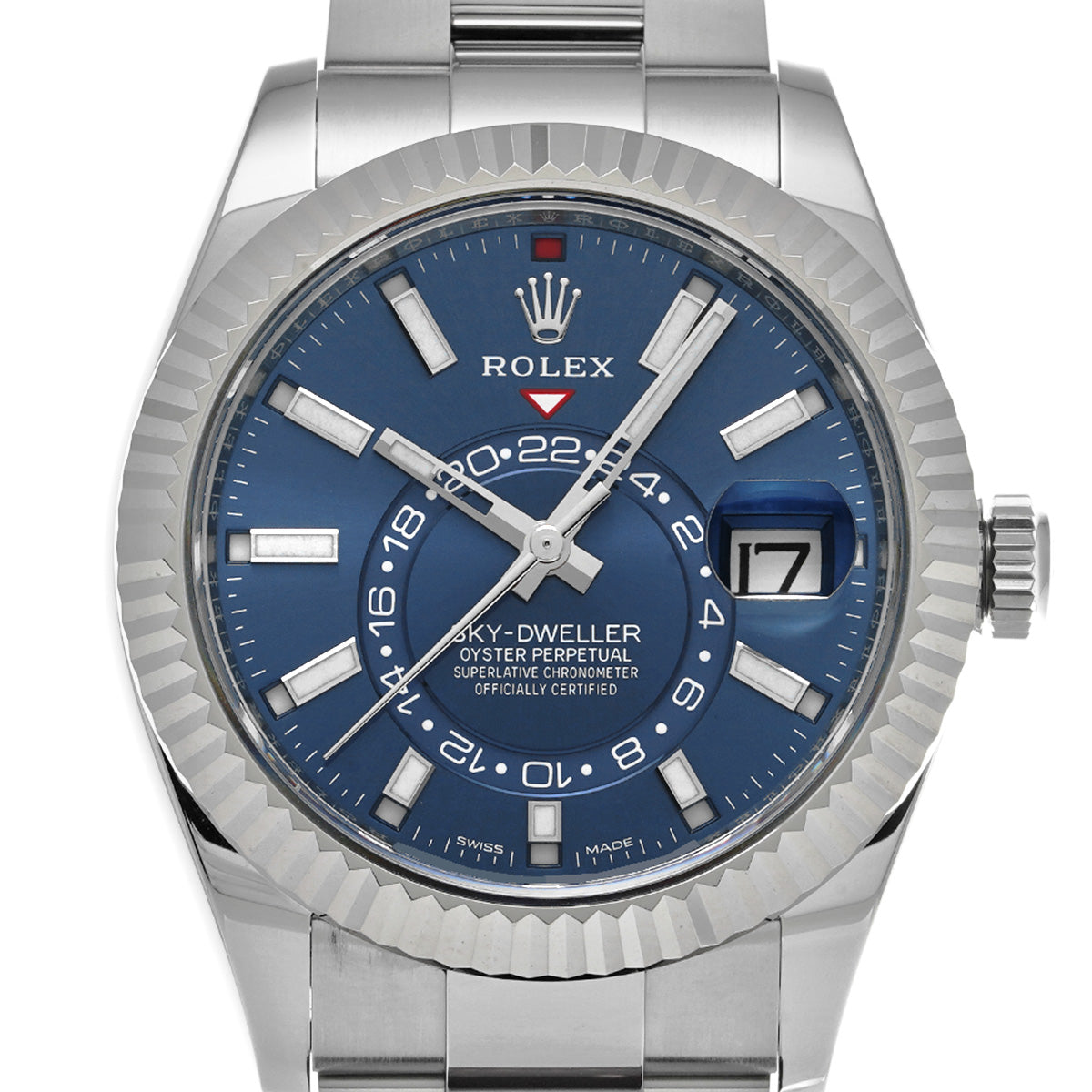 SKYDWELLER 326934 Random Serial Blue ROLEX Men's [Pre-Owned].