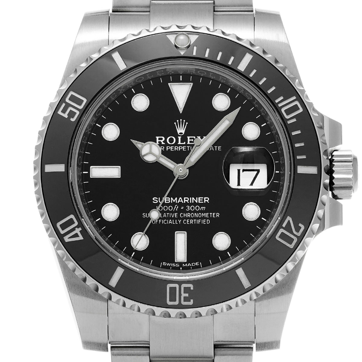 Submariner Date 116610LN Random Serial Black ROLEX Men's [Pre-Owned].