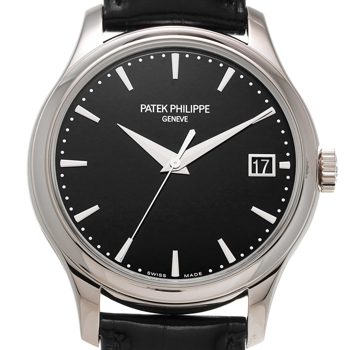 Calatrava 5227G-010 Black Laquer PATEK PHILIPPE Men's [Pre-Owned].