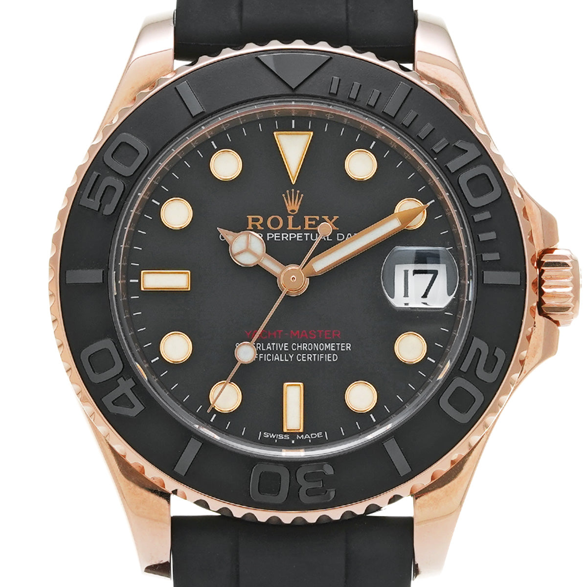 Yacht-Master 37 268655 Random Serial Black ROLEX Unisex [Pre-Owned].