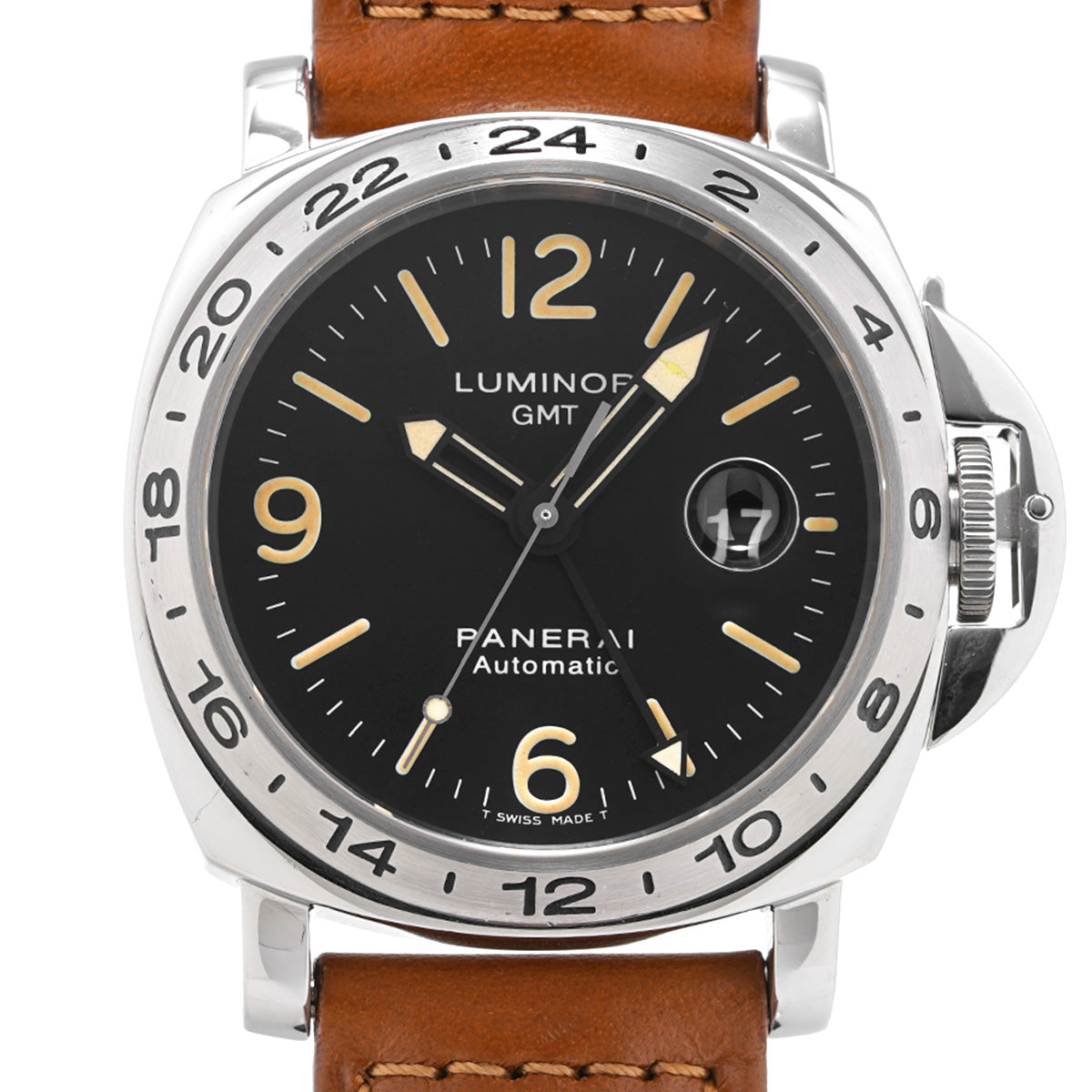 Luminor GMT PAM00023 No. A (manufactured in 1998) Black PANERAI Men's [Pre-Owned].