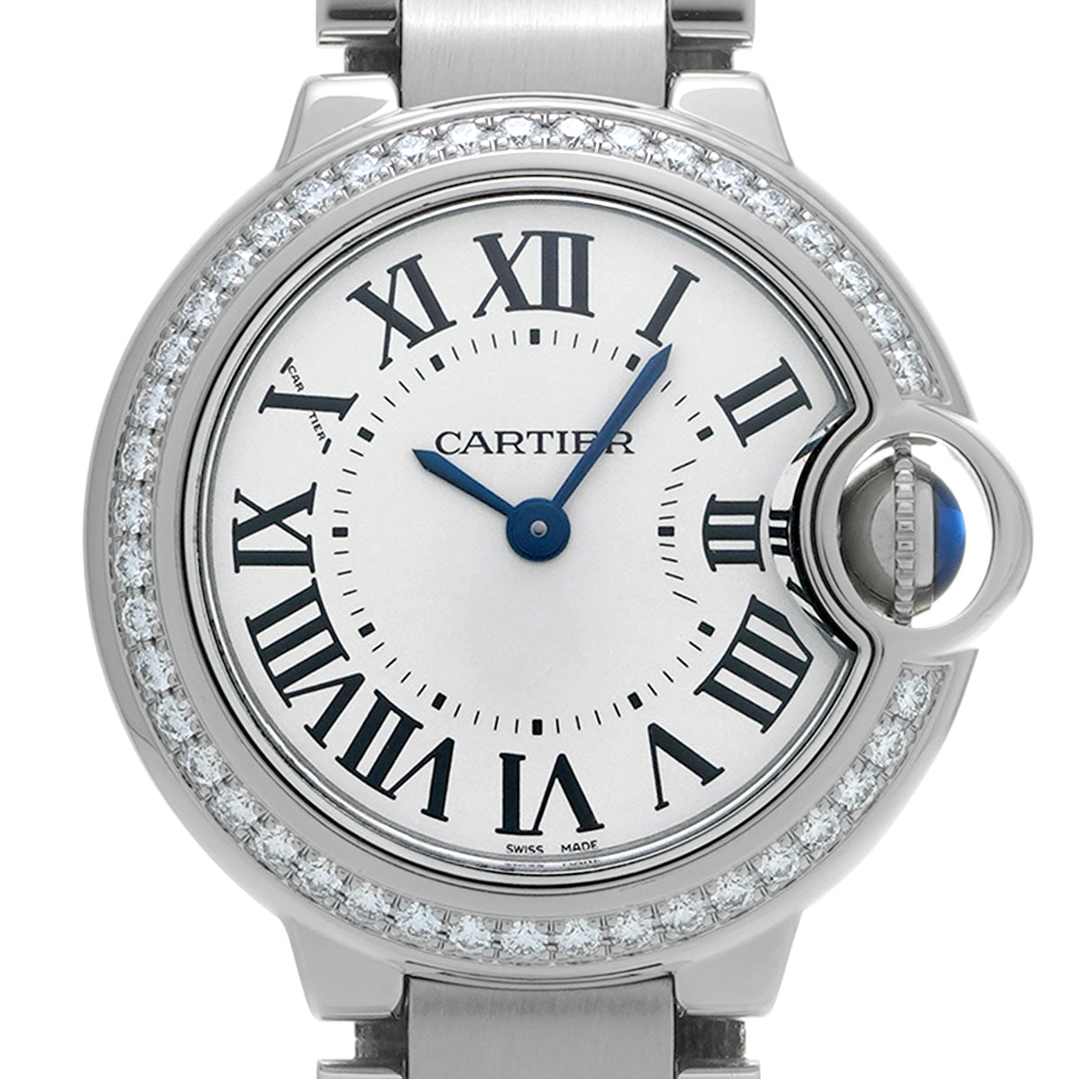 Ballon Bleu de Cartier 28mm W4BB0015 Silver CARTIER Ladies [Pre-owned]