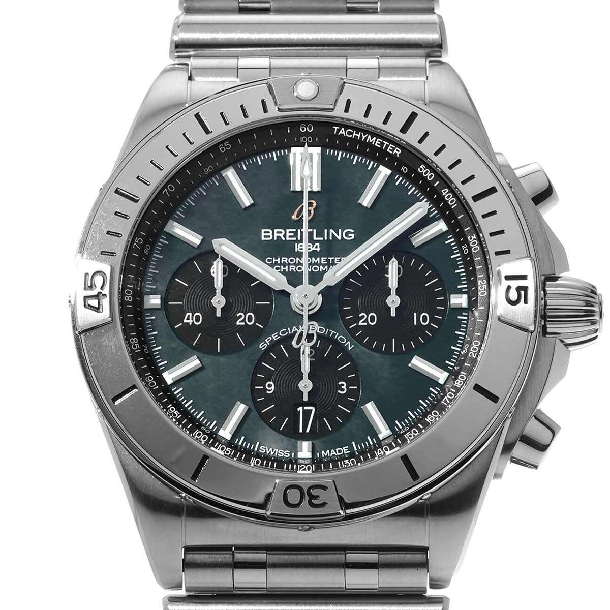 Chronomat B01 42 Japan Edition AB0134101B3A1 Black MOP/Black BREITLING Men's [Pre-Owned].