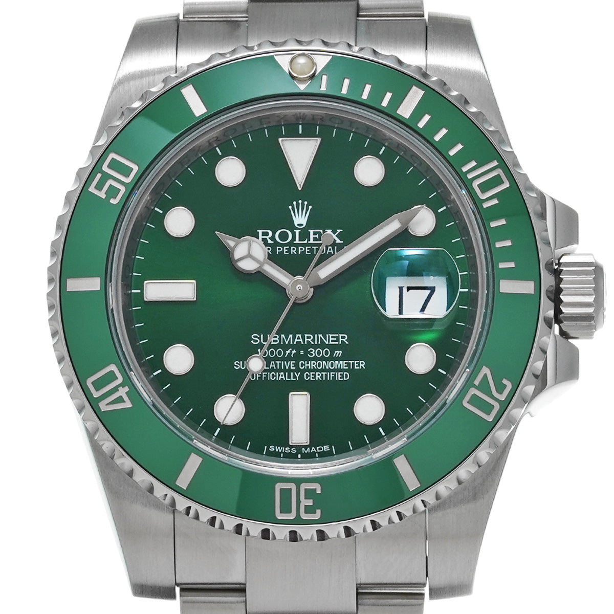 Submariner Date 116610LV Random Serial Green ROLEX Men's [Pre-Owned].