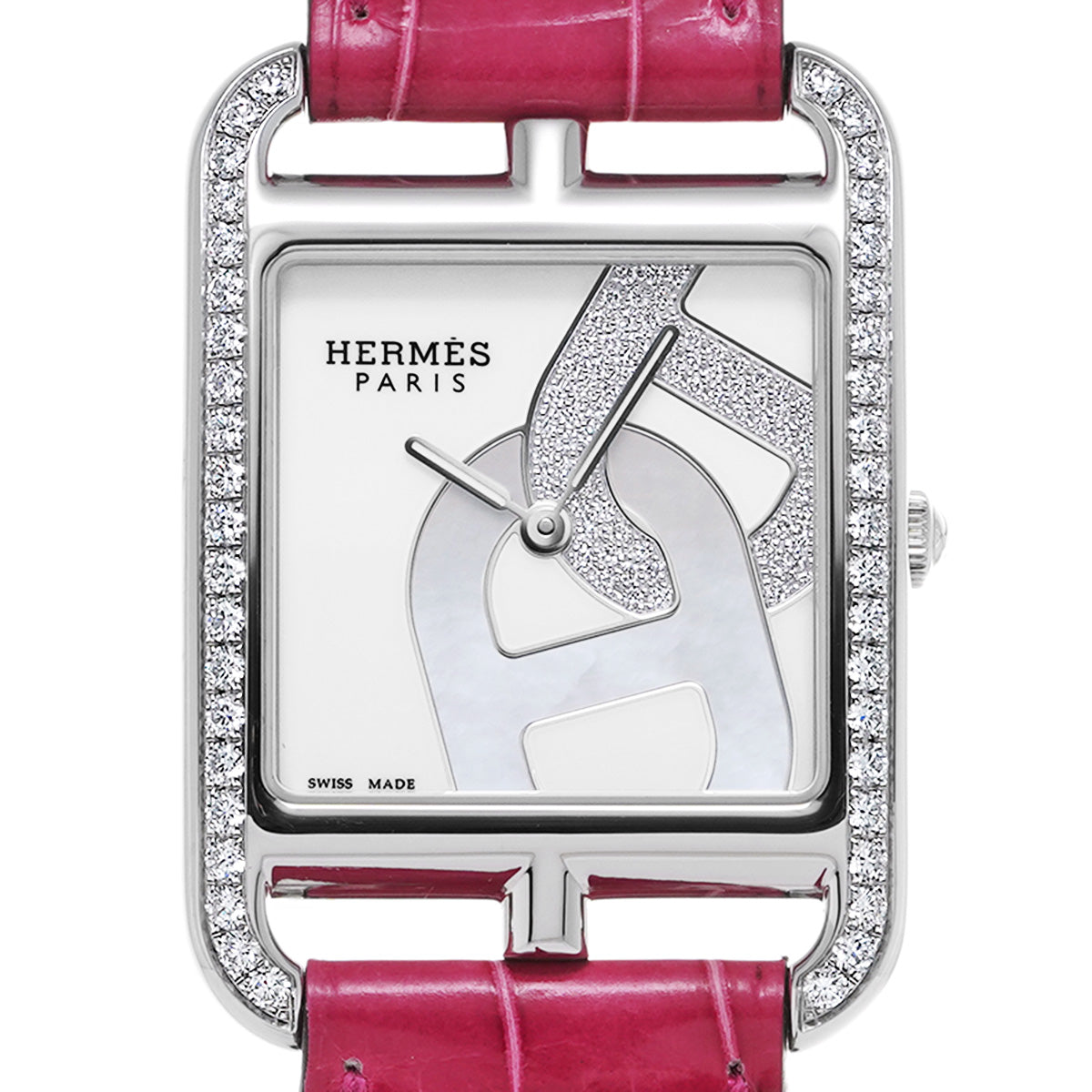 Cape Cod DubreTour W047690WW00 White MOP/Diamond HERMES Ladies [Pre-Owned].