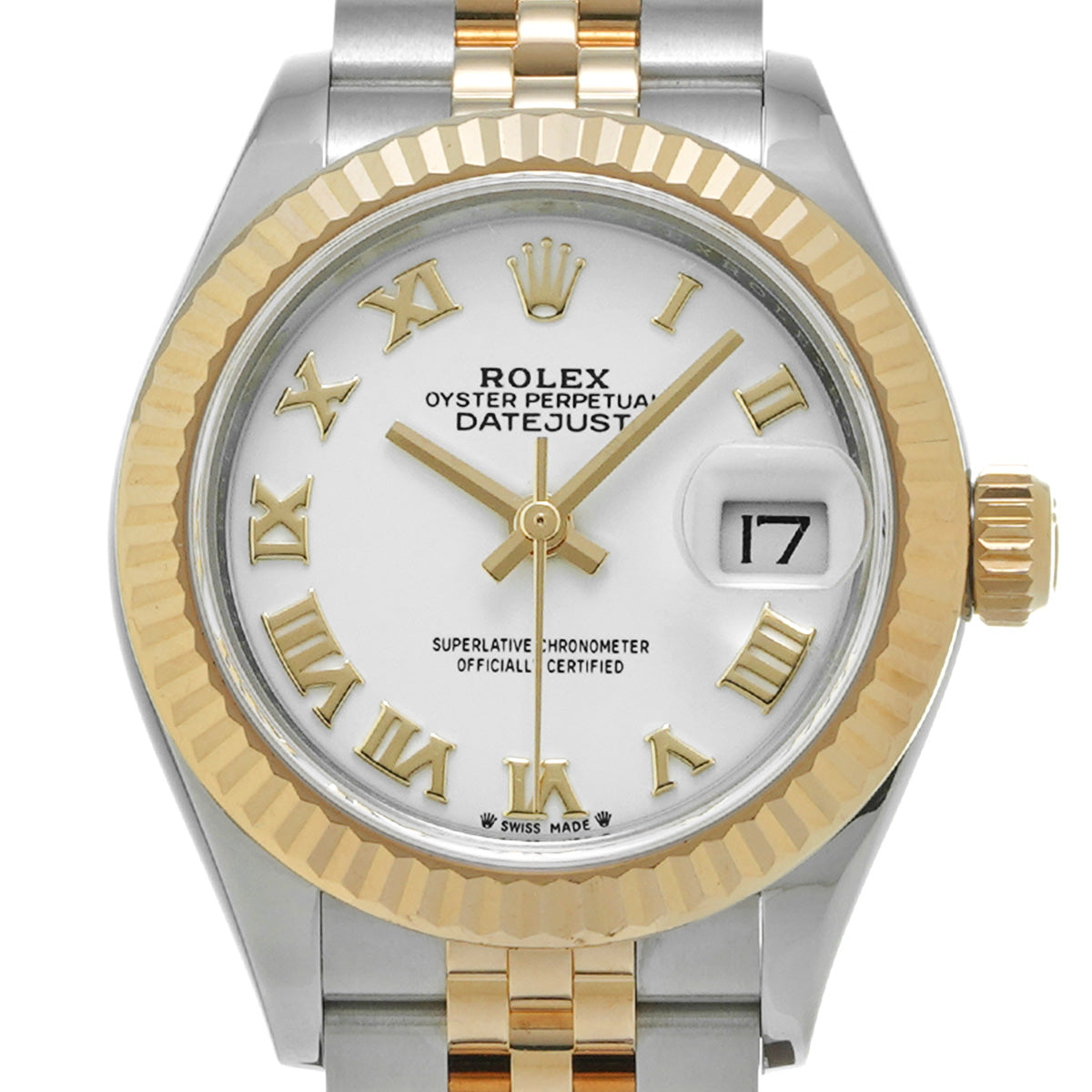 Lady Datejust 28 279173 Random Serial White ROLEX Ladies [Pre-owned].