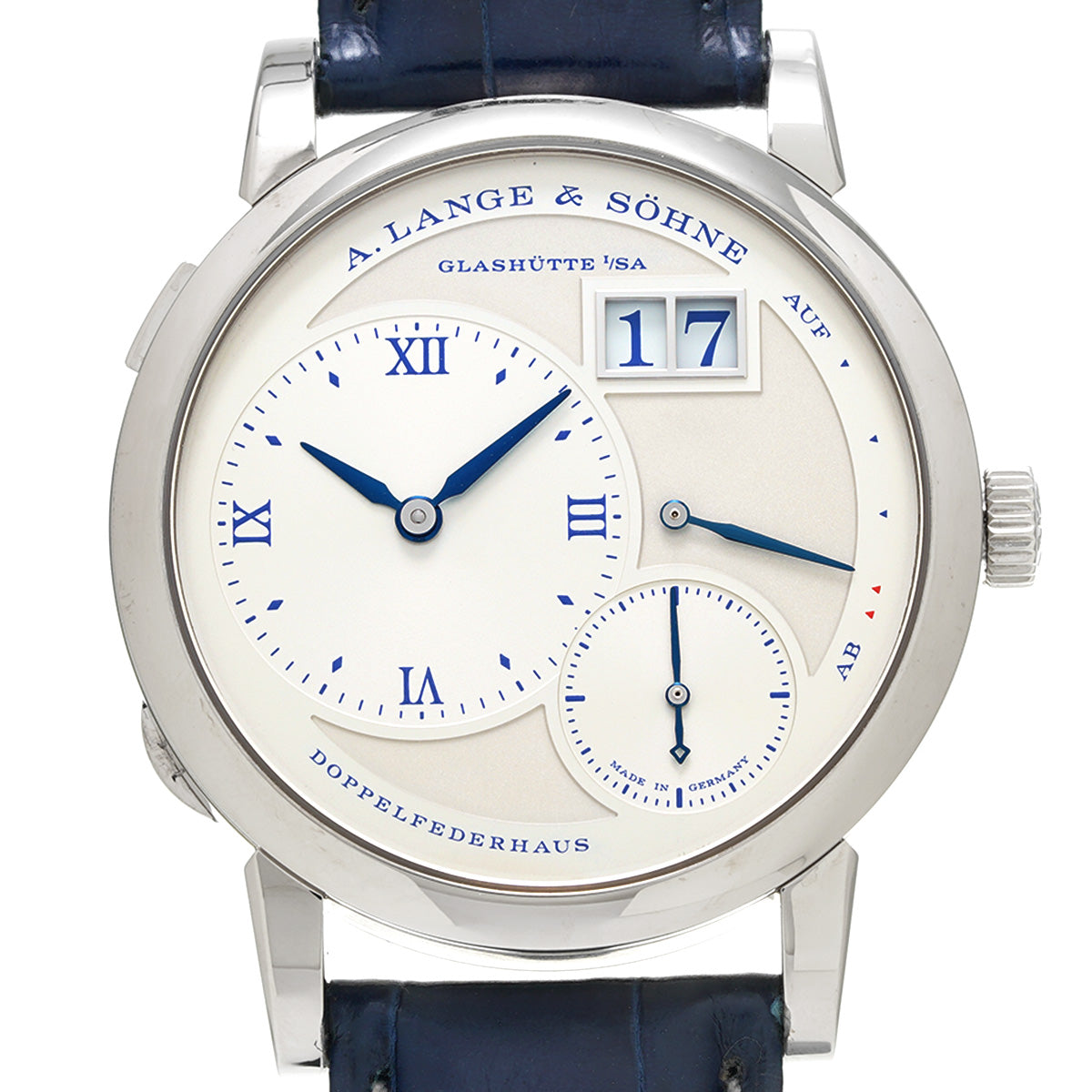 Lange 1 "25th Anniversary" 191.066 Silver A. Lange &amp; Sohne Men's [Pre-owned]