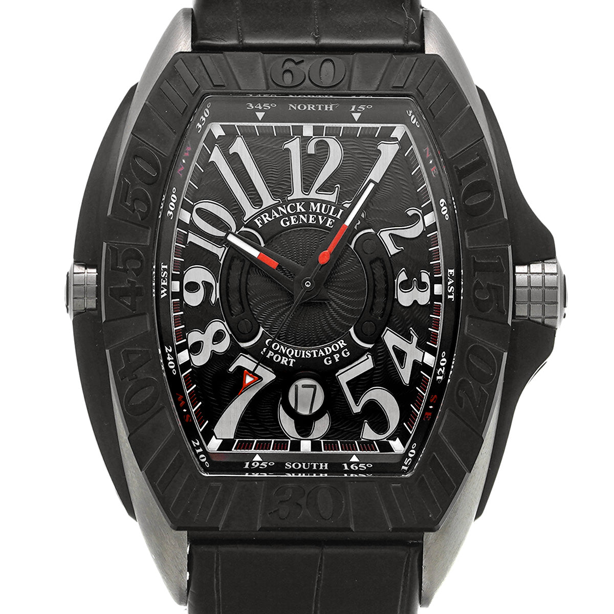 Conquistador Grand Prix 8900SCDTGPG Black FRANCK MULLER Men's [Pre-owned].