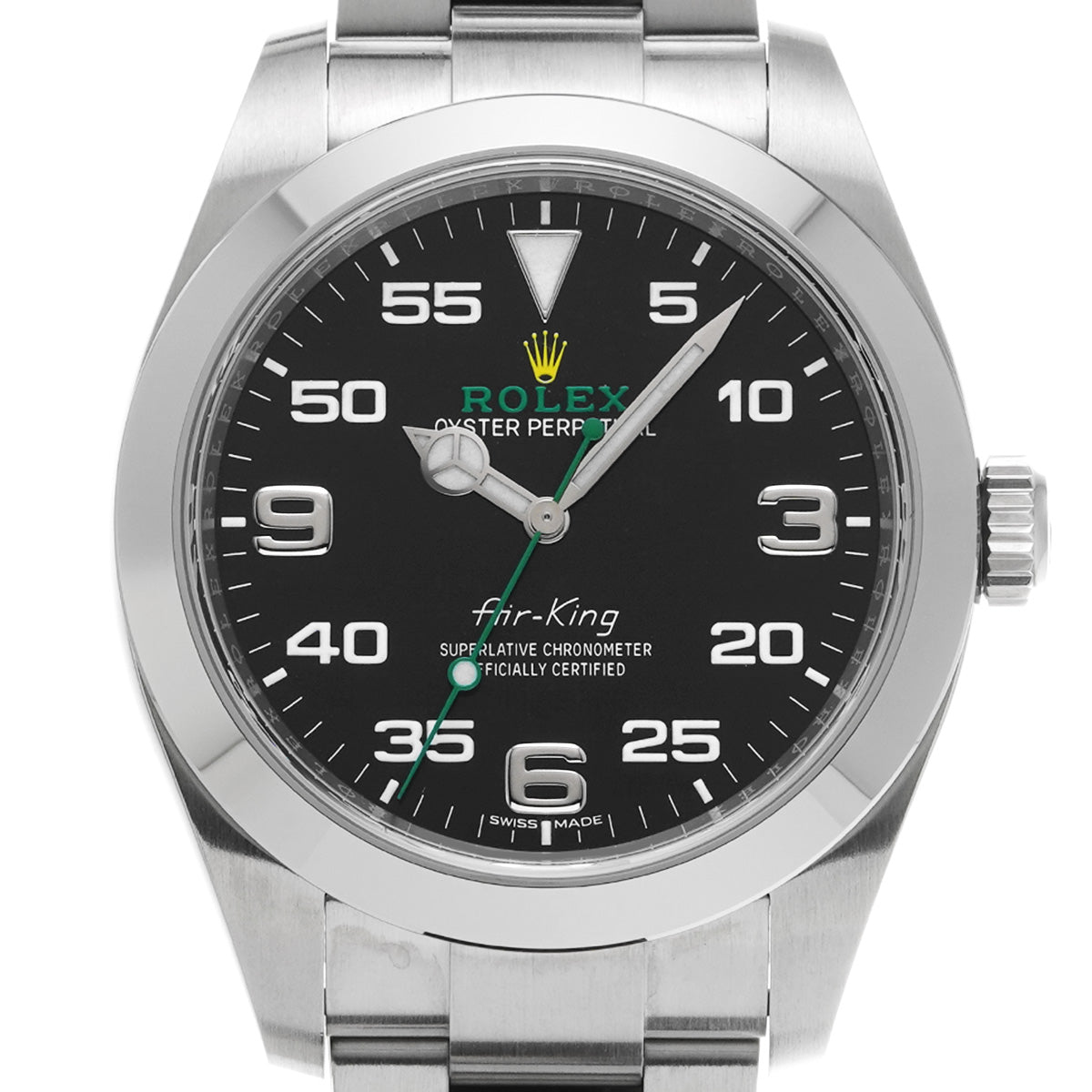 AIRKING 116900 Random Serial Black ROLEX Men's [Pre-owned].